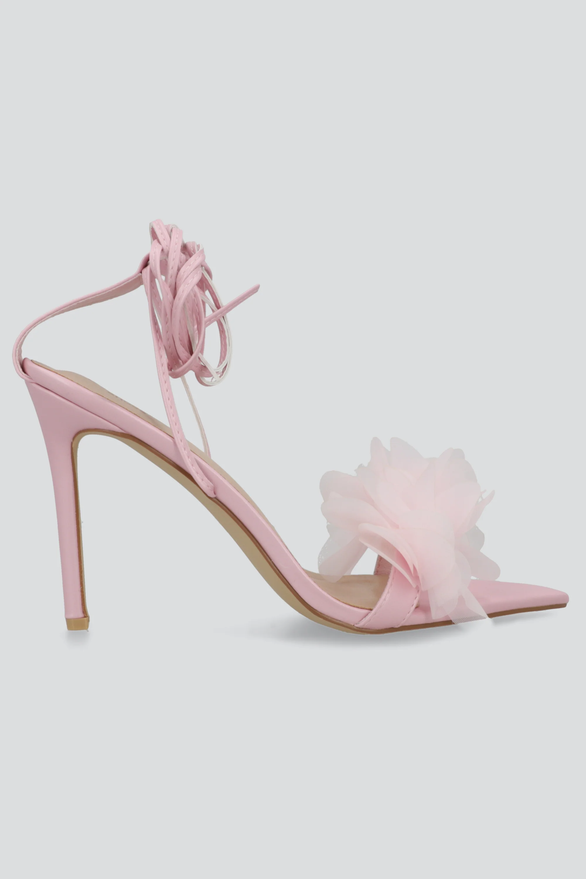 Tacon flores tul lace up