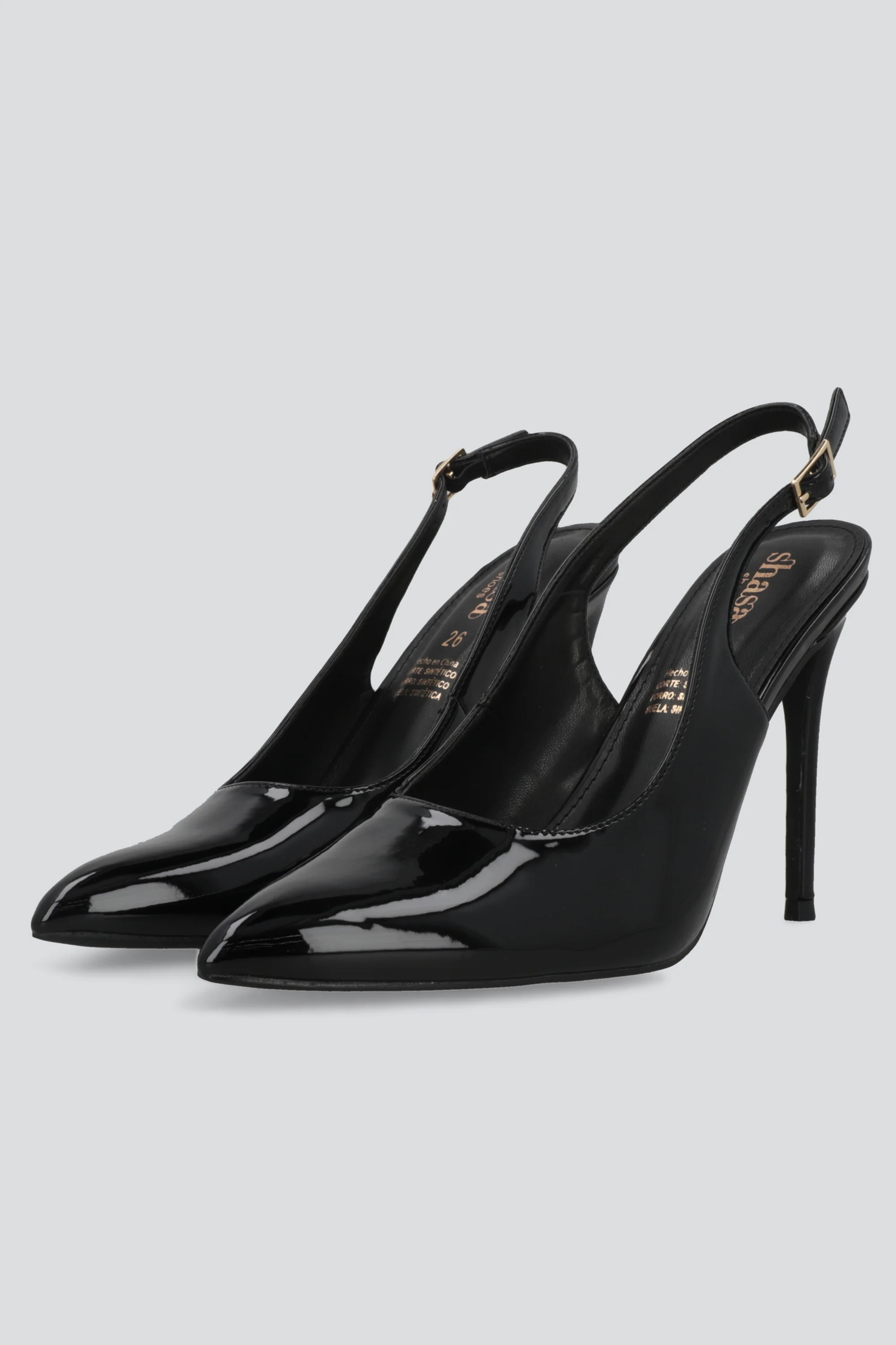 Tacon puntal alto slingback - Image 2