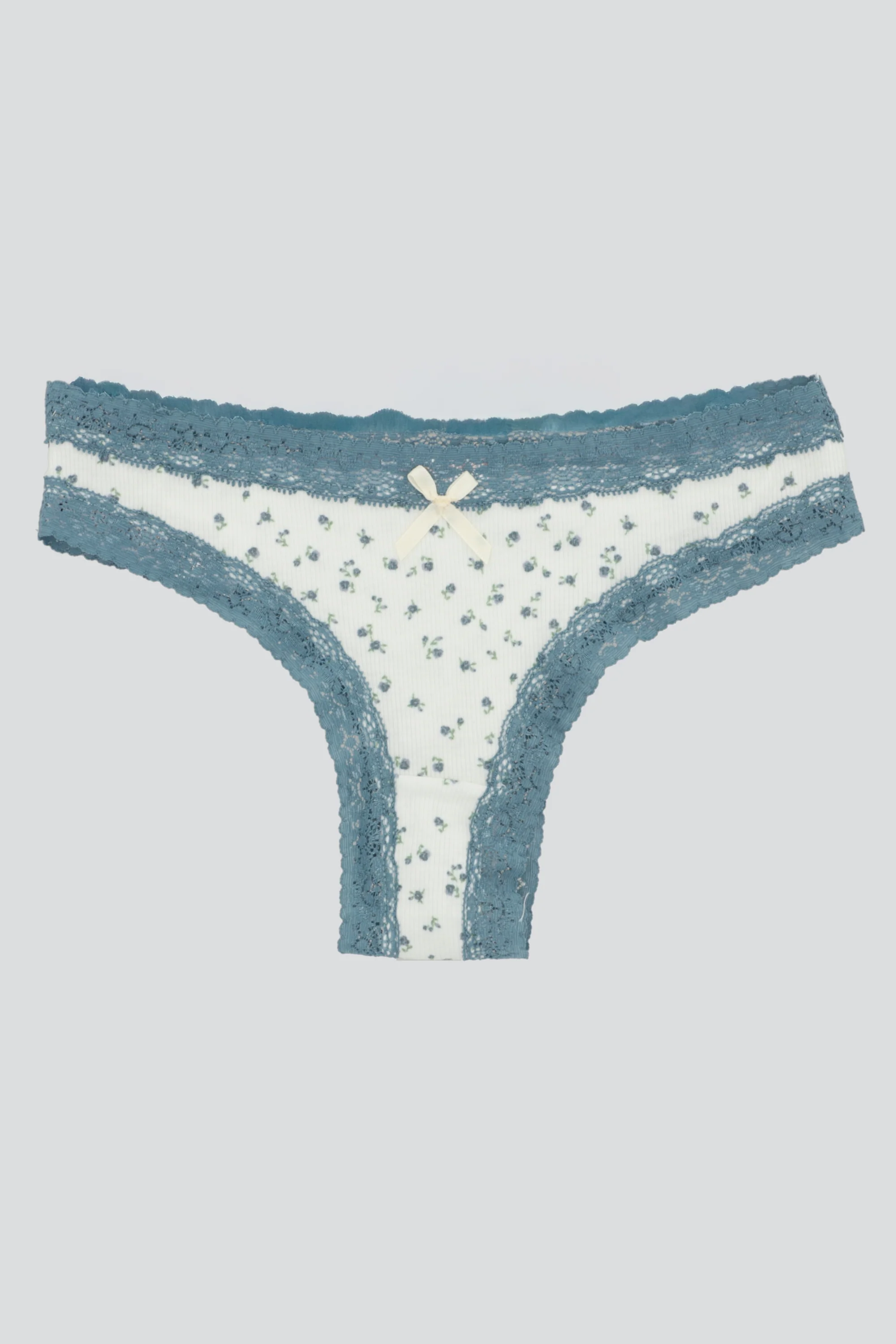 Tanga rib encaje