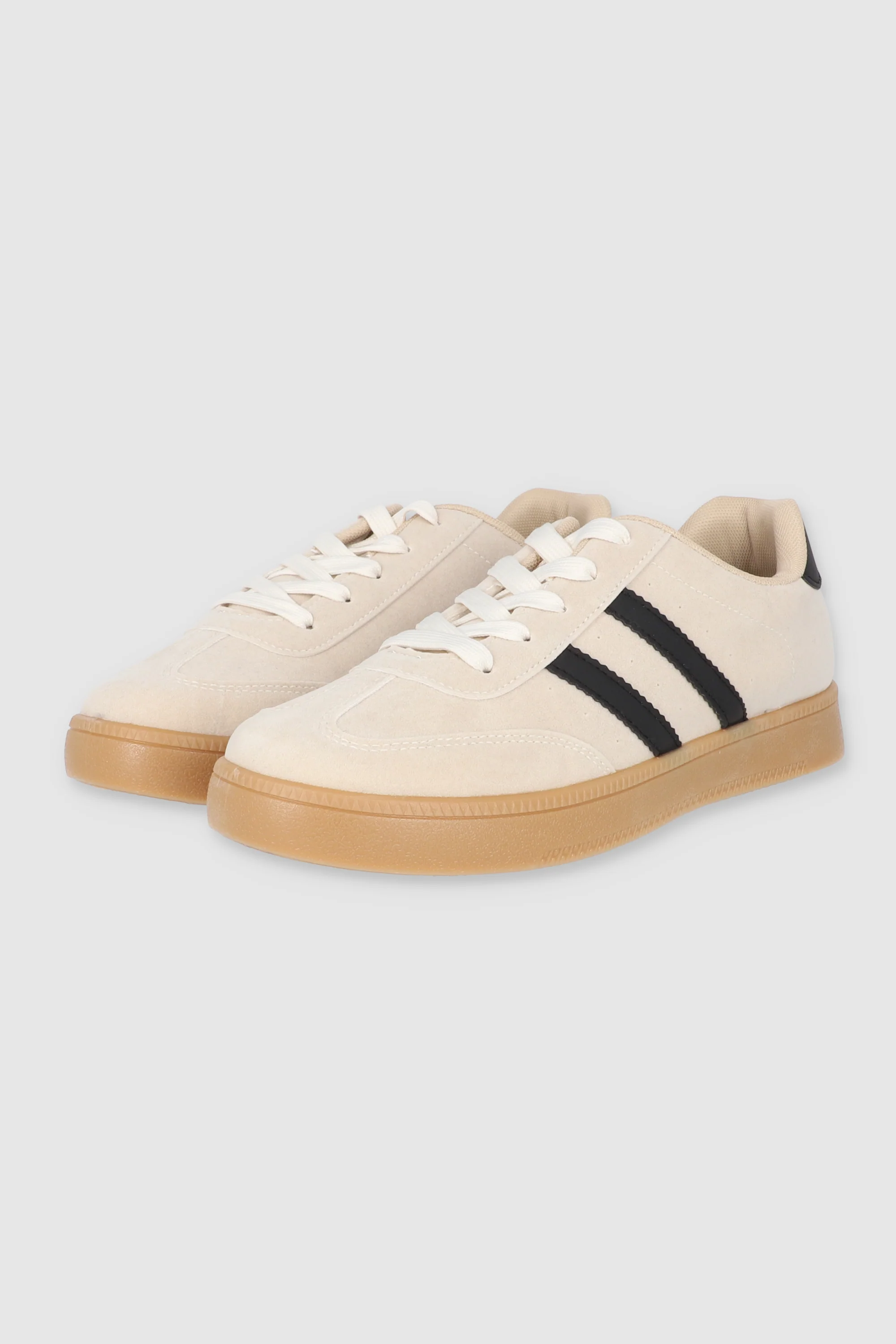 Tenis casual rayas punta suede - Image 3