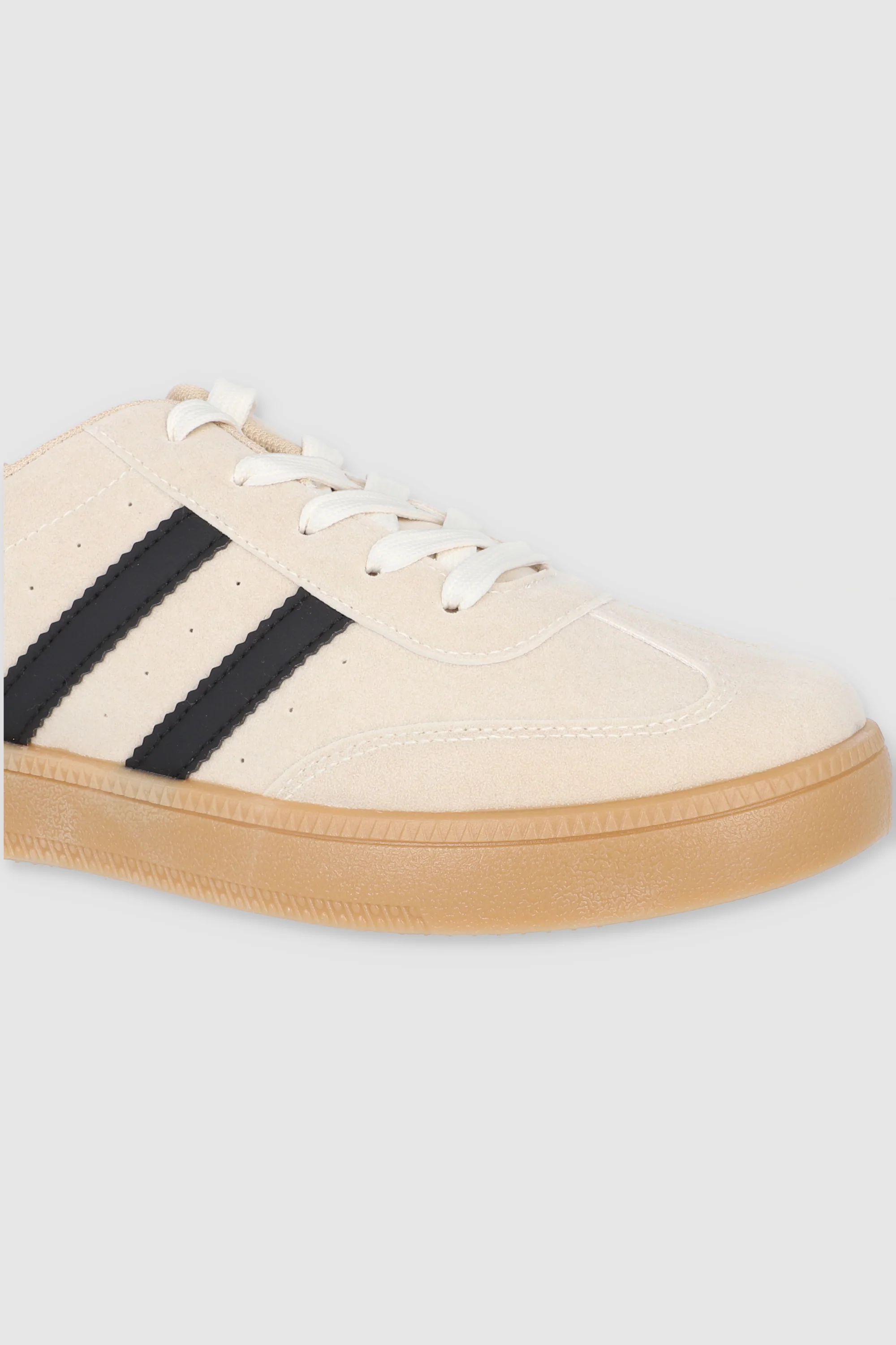 Tenis casual rayas punta suede - Image 8