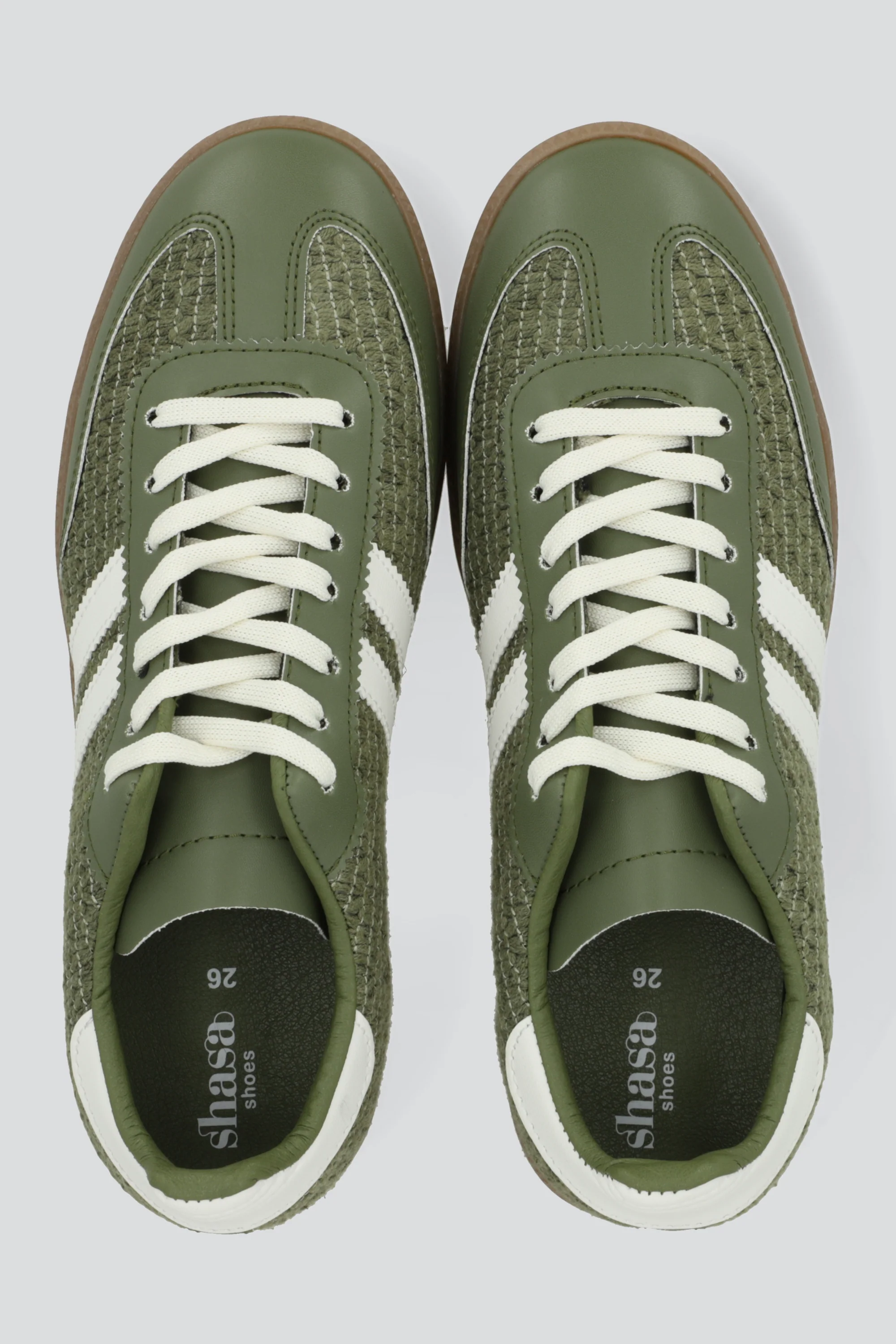 Tenis dos lineas tejido - Image 3