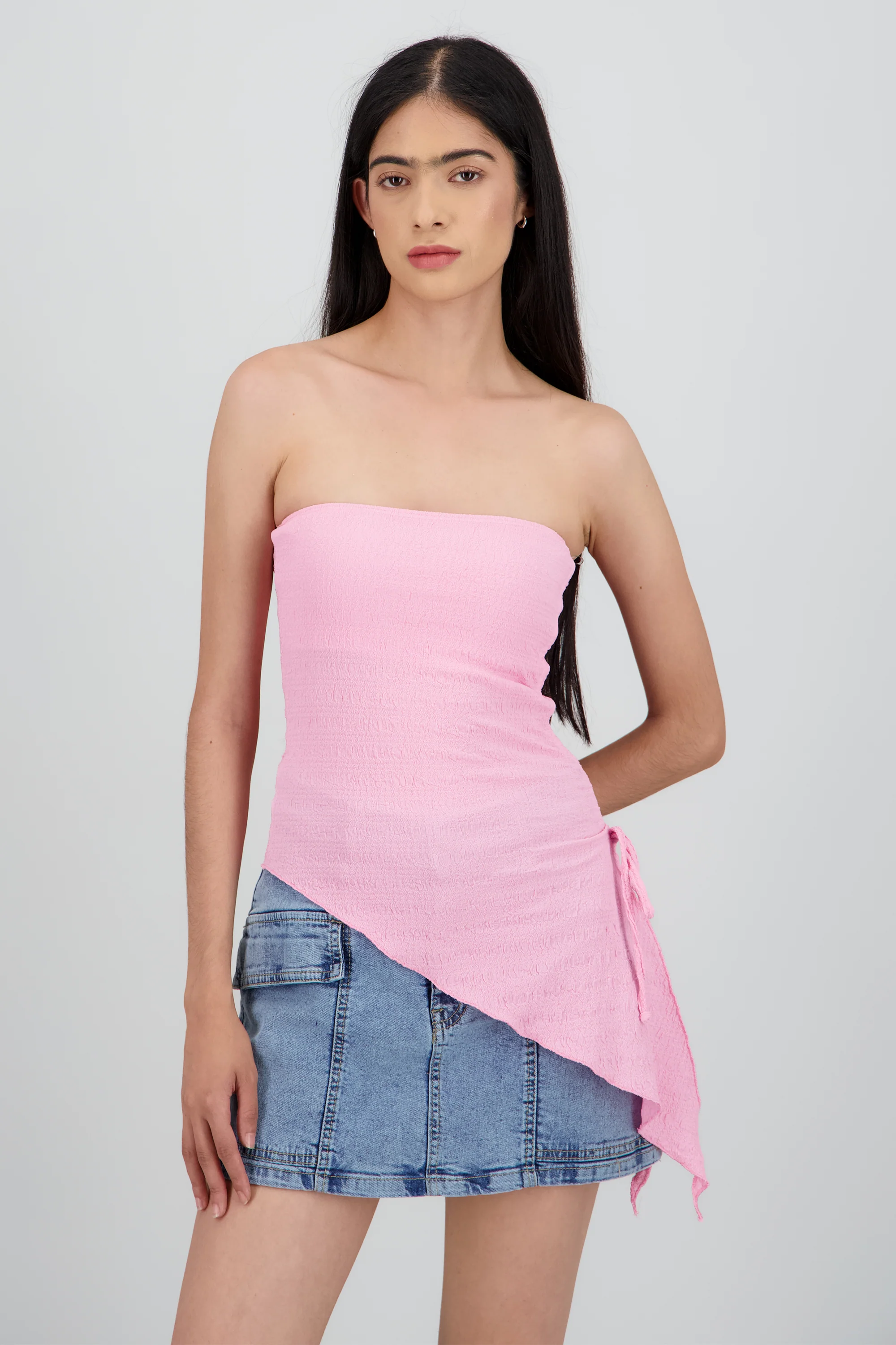 Top asimetrico con textura - Image 2