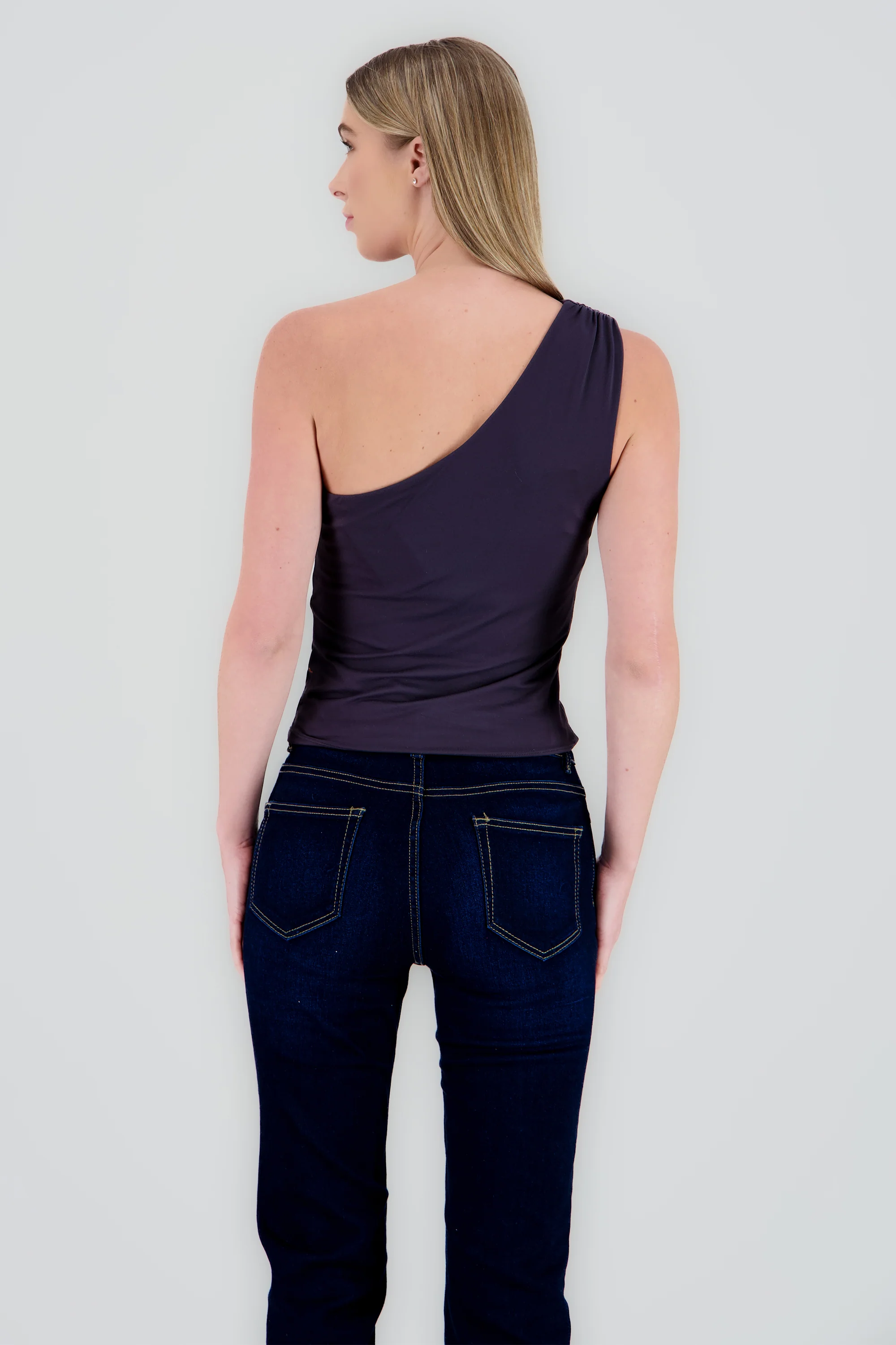 Top asimetrico liso - Image 4