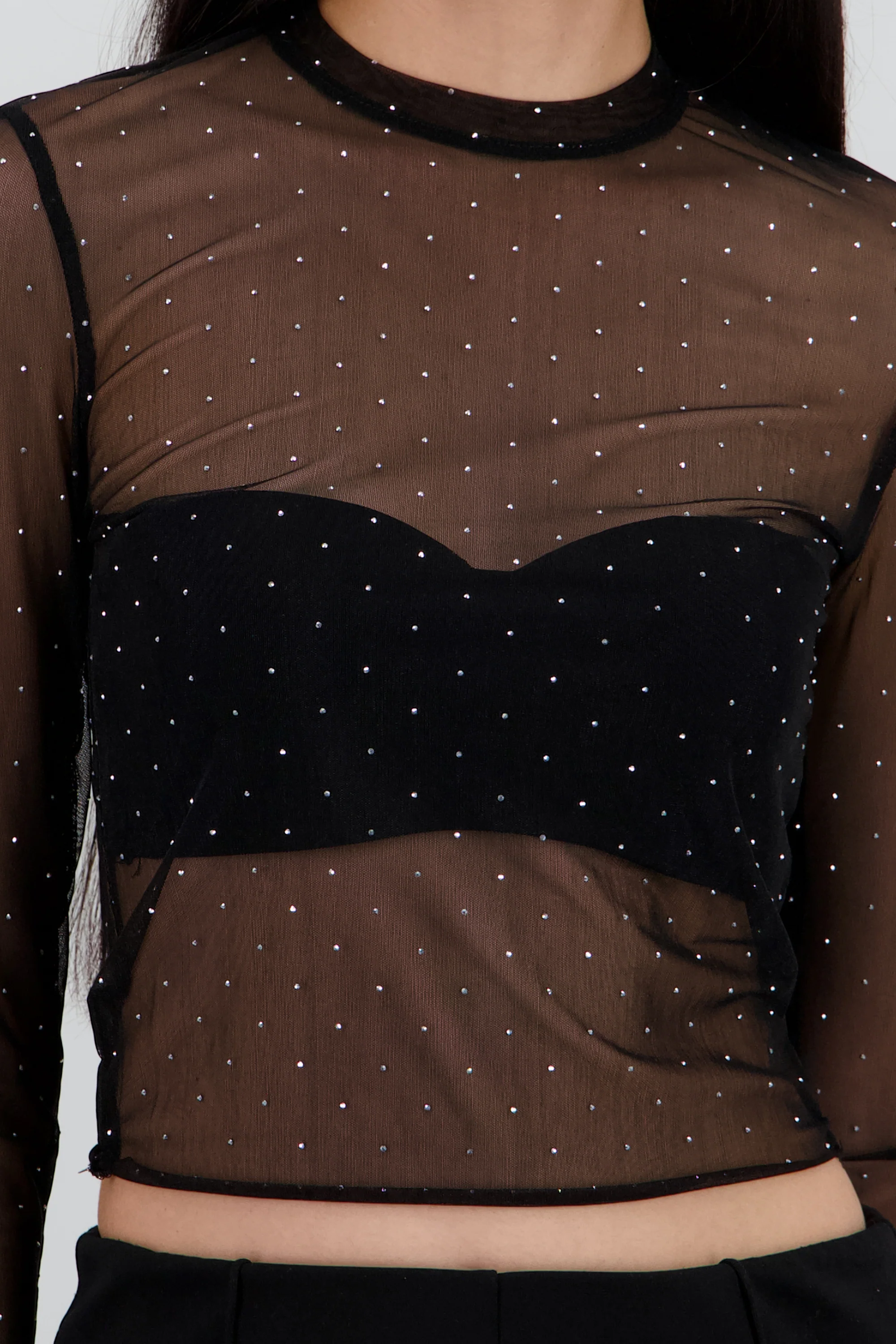 Top brillos transparente - Image 5