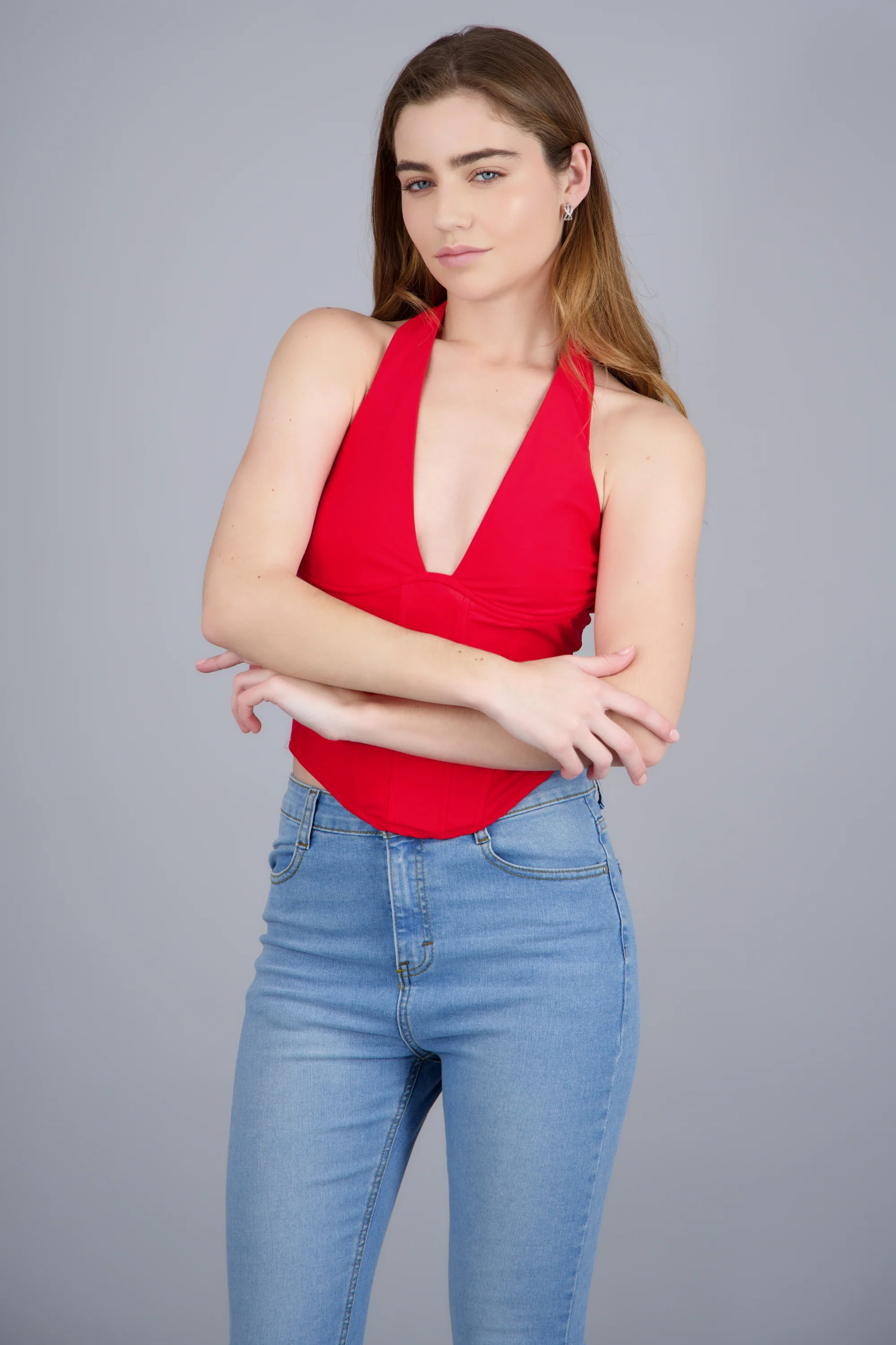 Top corset halter con varillas - Image 3