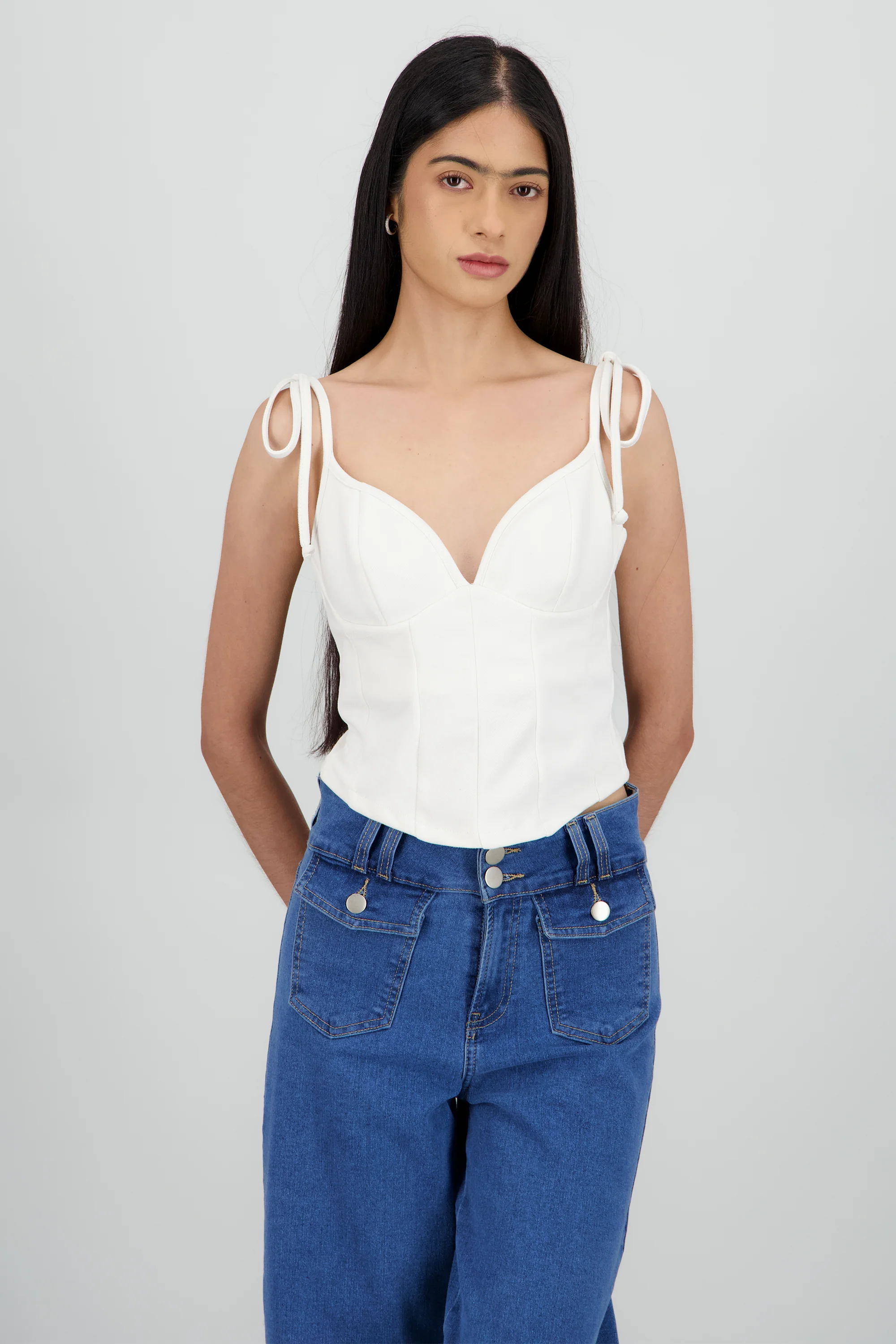 Top corset tirantes amarre - Image 2
