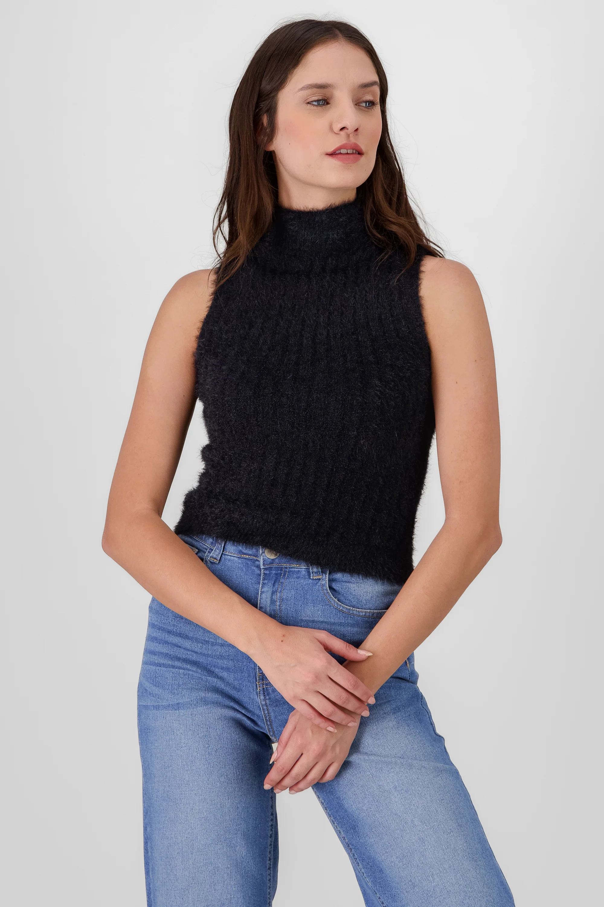 Top cuello alto peludo - Image 2