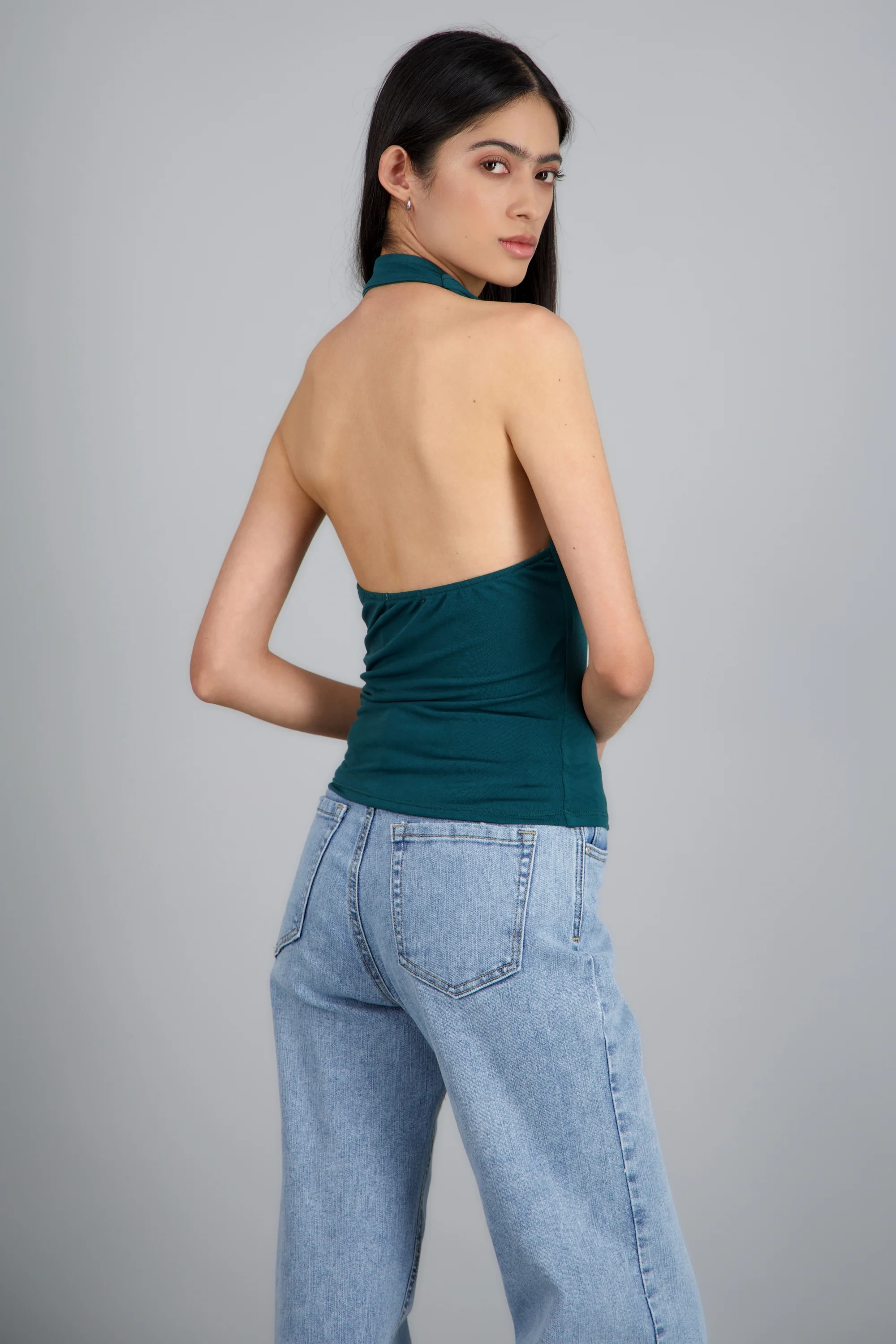 TOP CUELLO CASCADA HALTER - Image 4