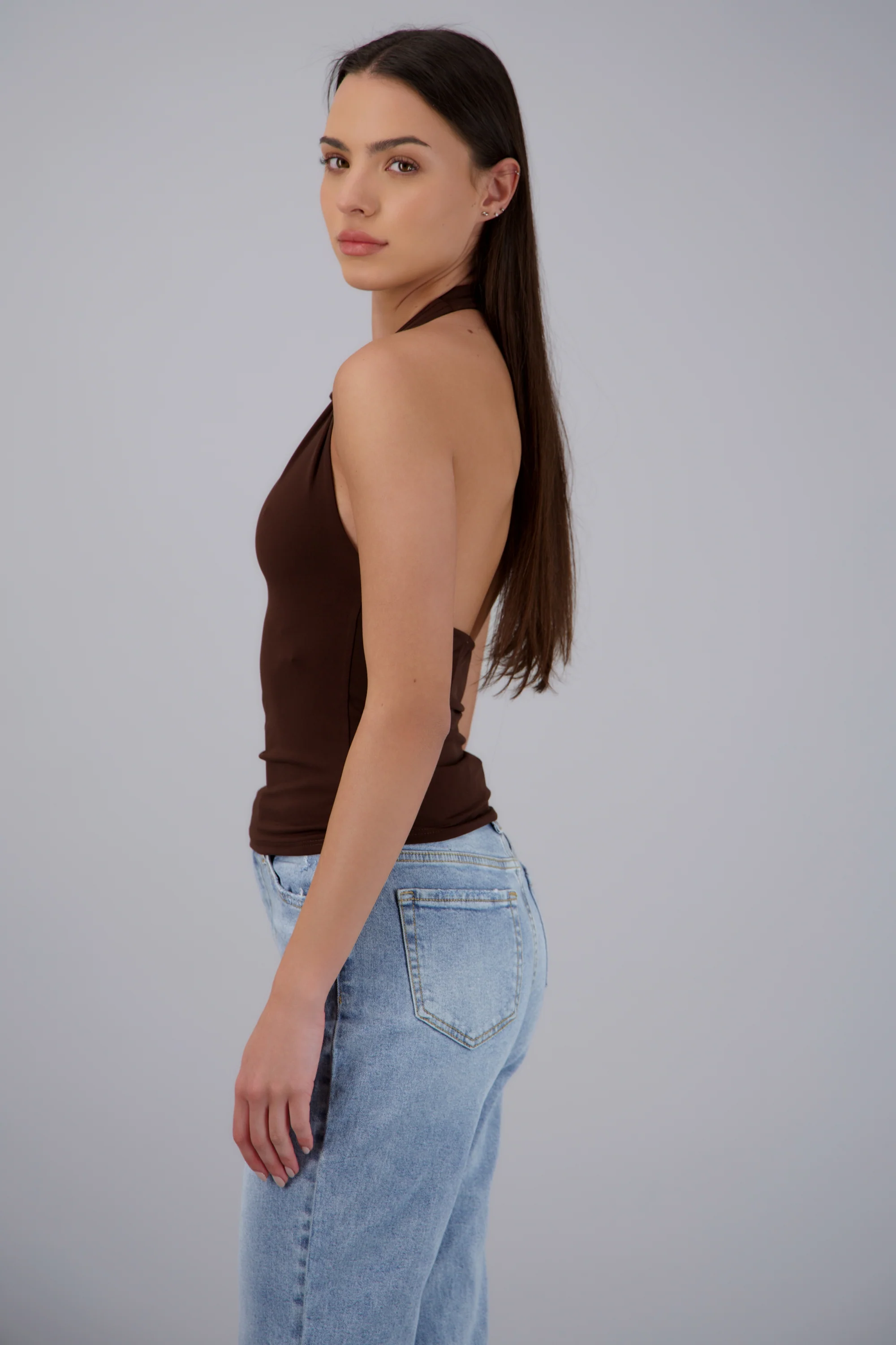 TOP CUELLO CASCADA HALTER - Image 2