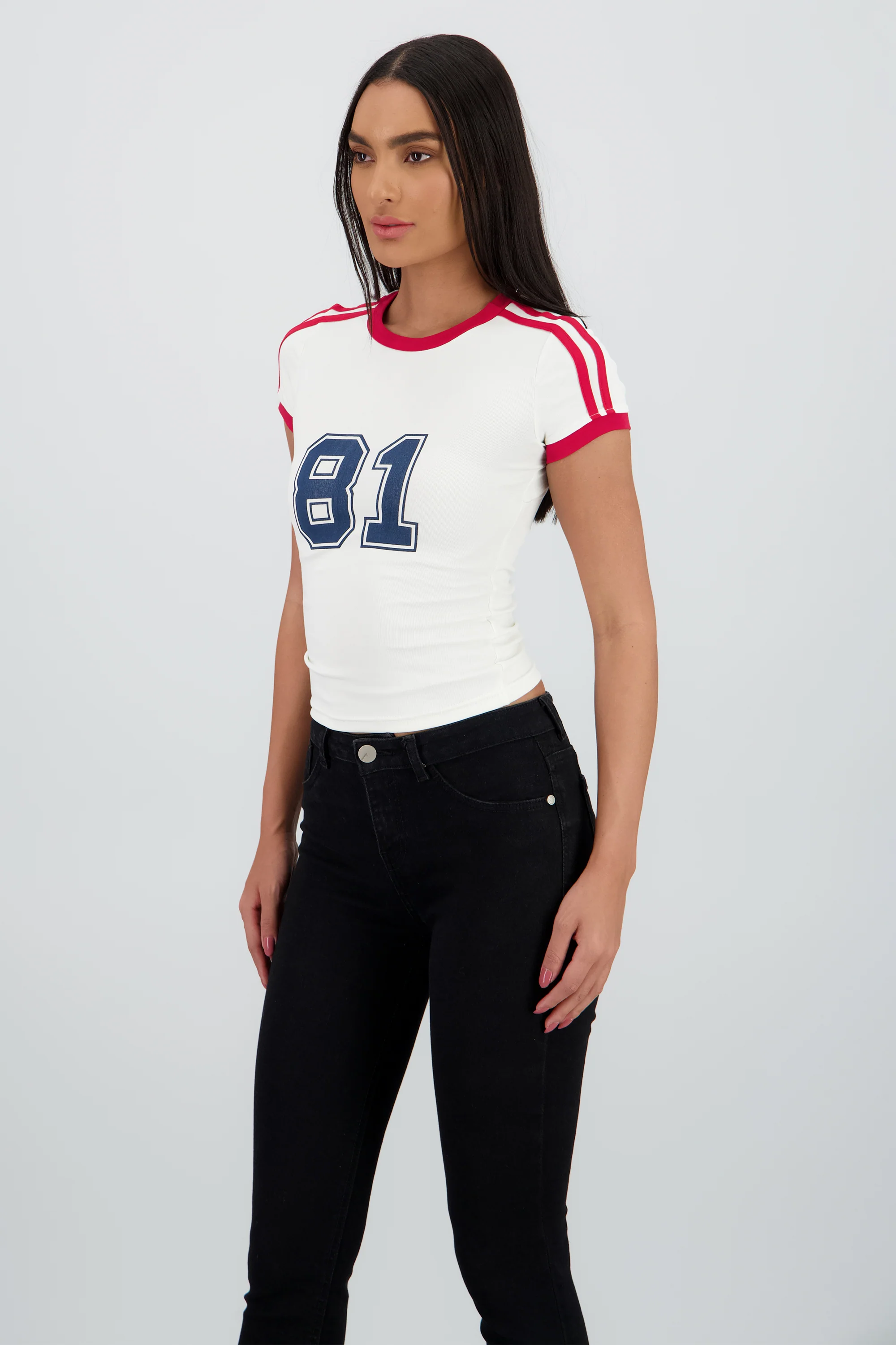 Top estampado contraste - Image 3
