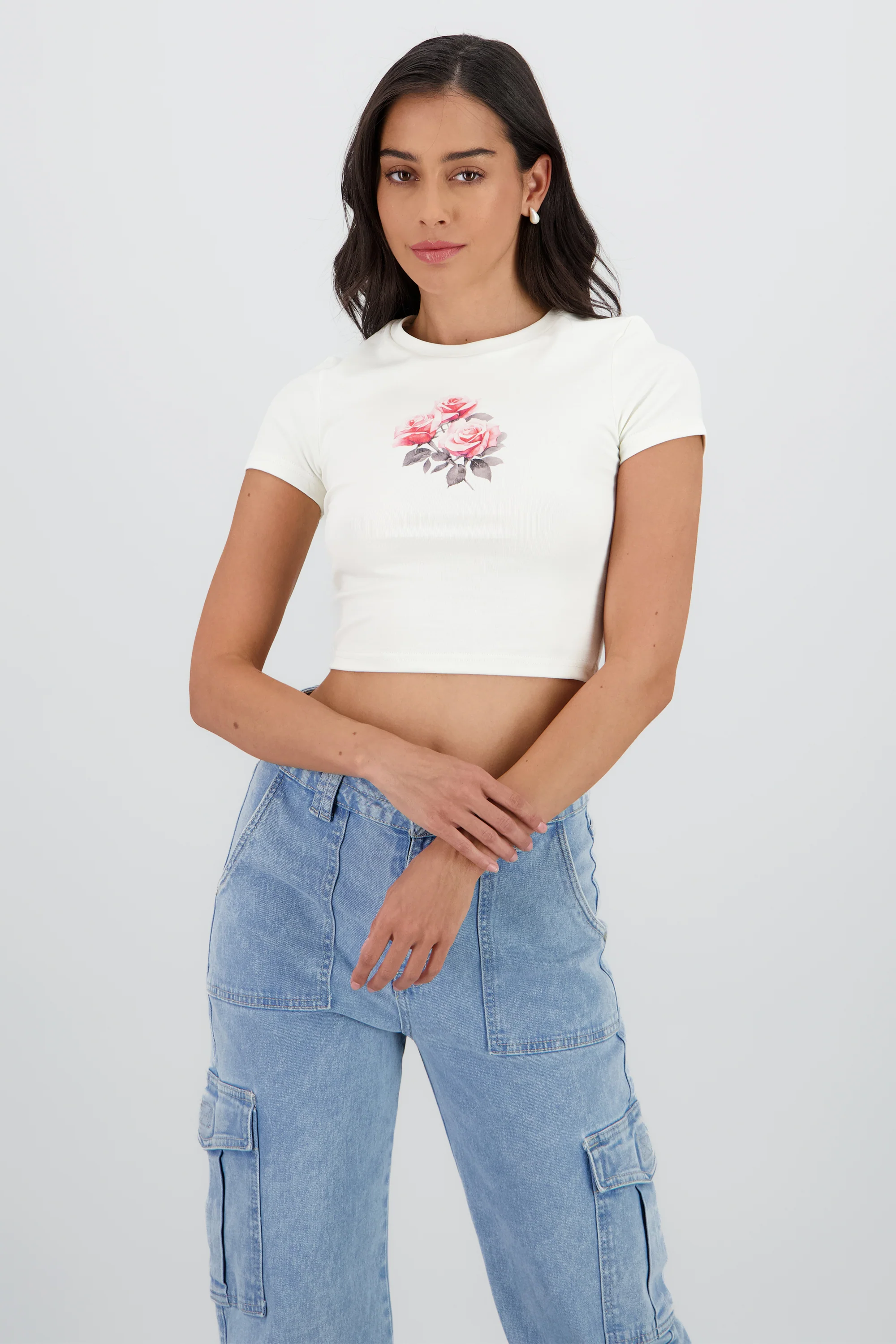 Top estampado rosas - Image 2
