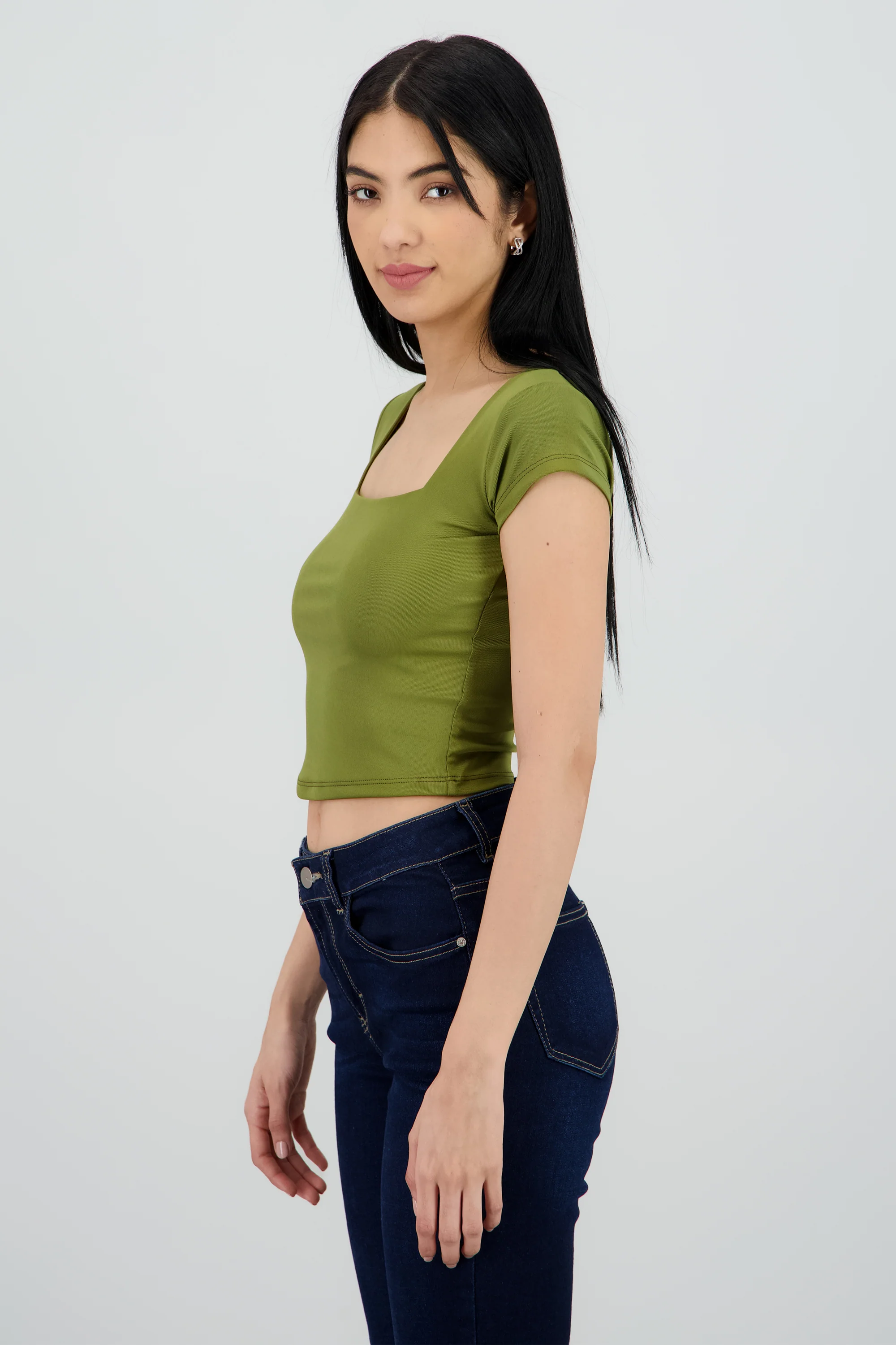 TOP LISO ESCOTE CUADRADO M/C - Image 3