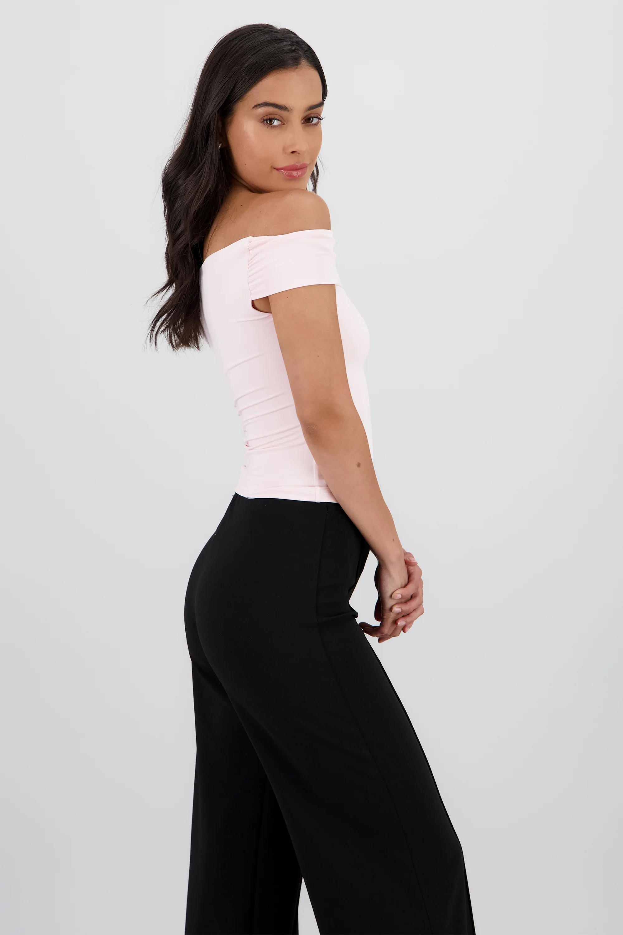 Top off shoulder caida cascada liso - Image 3