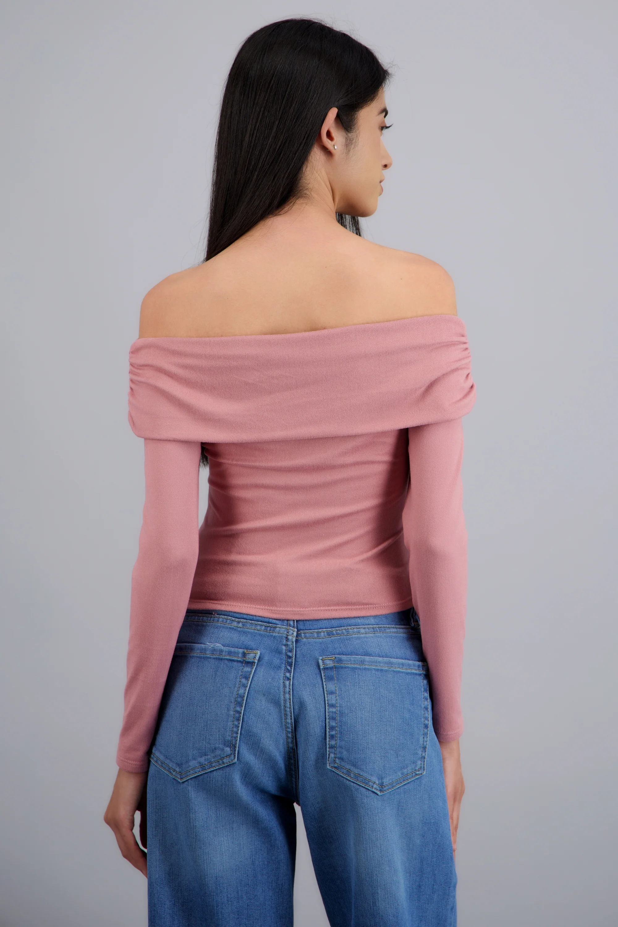 Top off shoulder de manga larga - Image 4