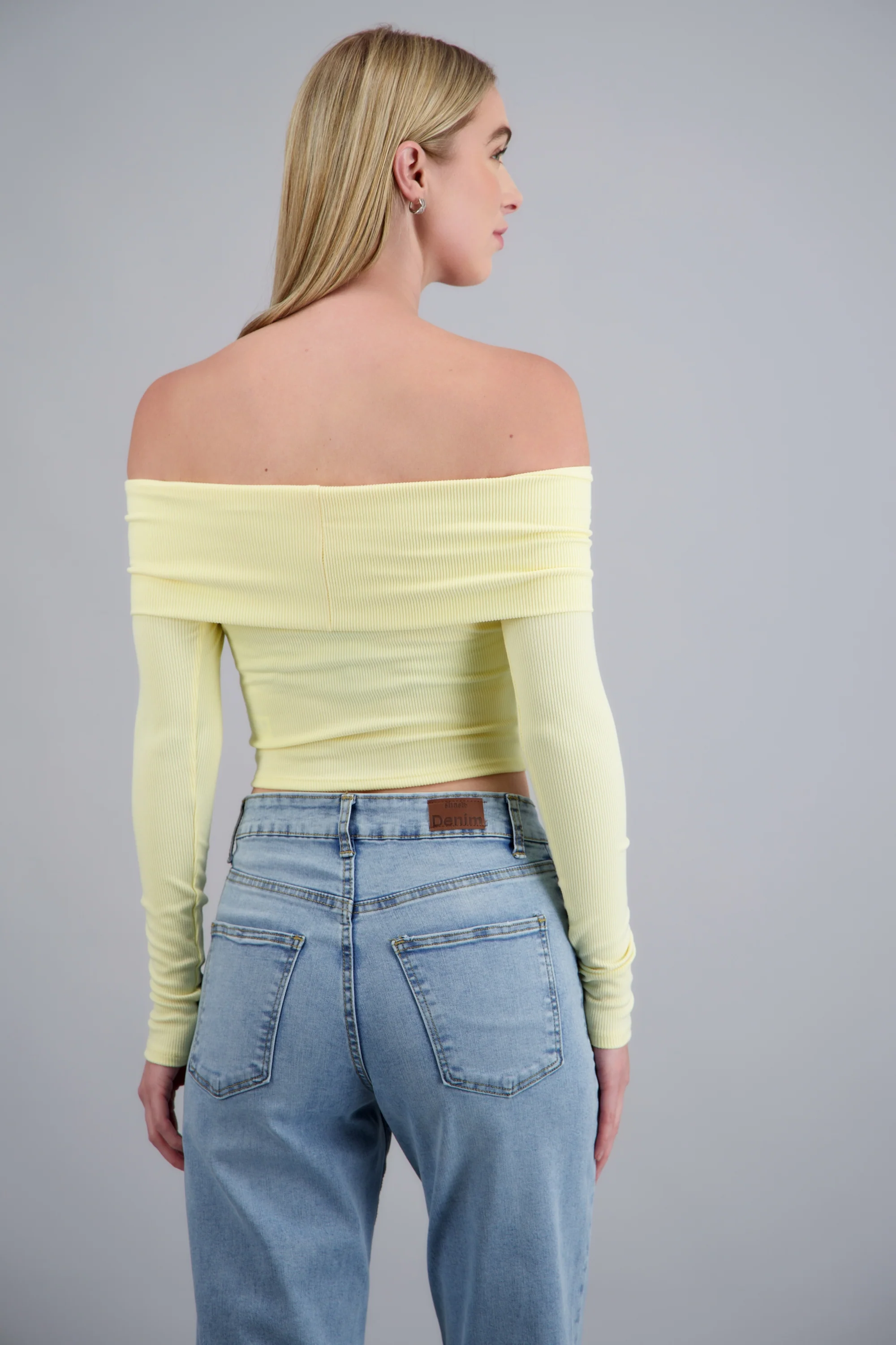 TOP OFF SHOULDER M/L RIB - Image 4