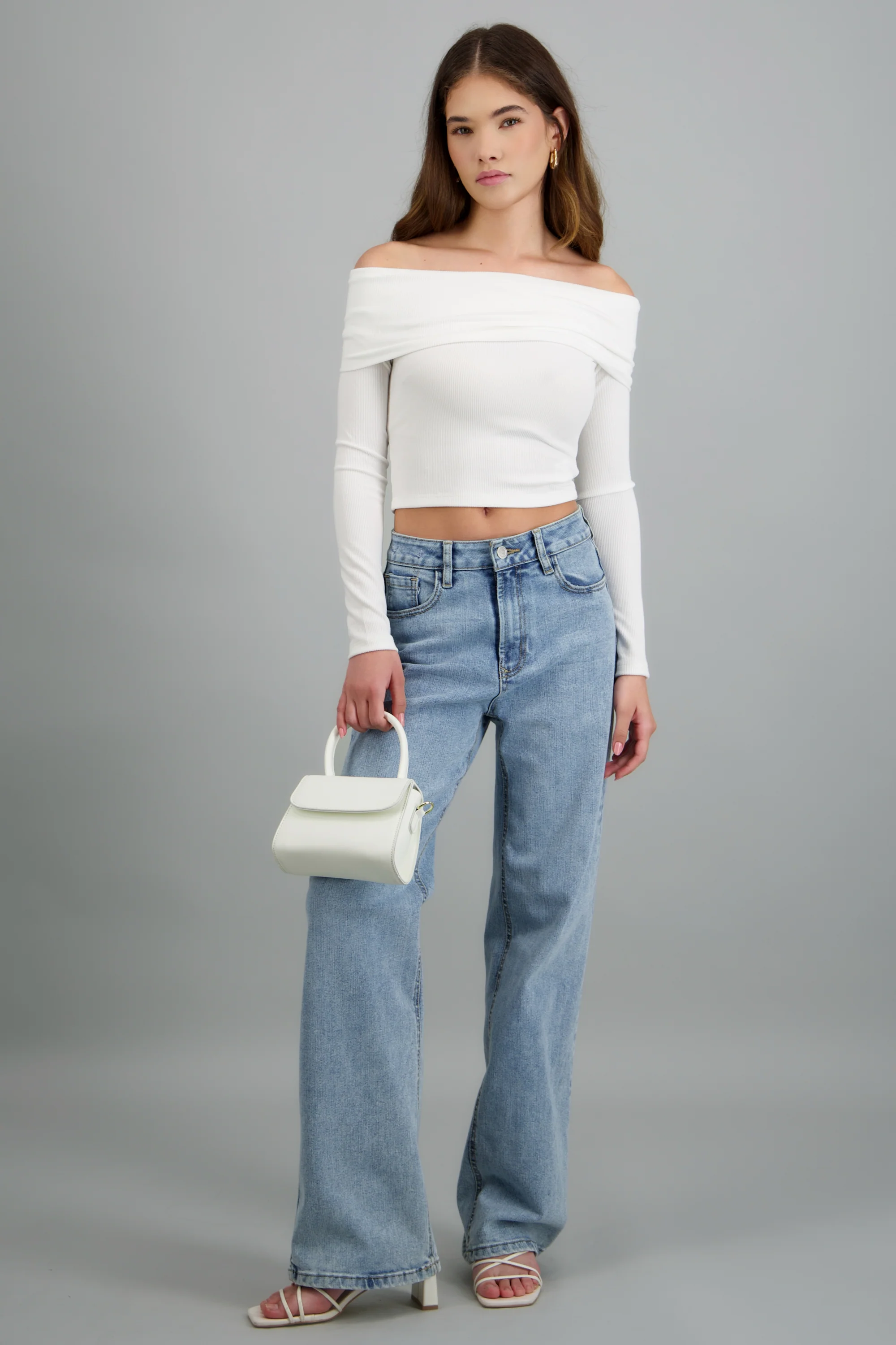 TOP OFF SHOULDER M/L RIB - Image 2