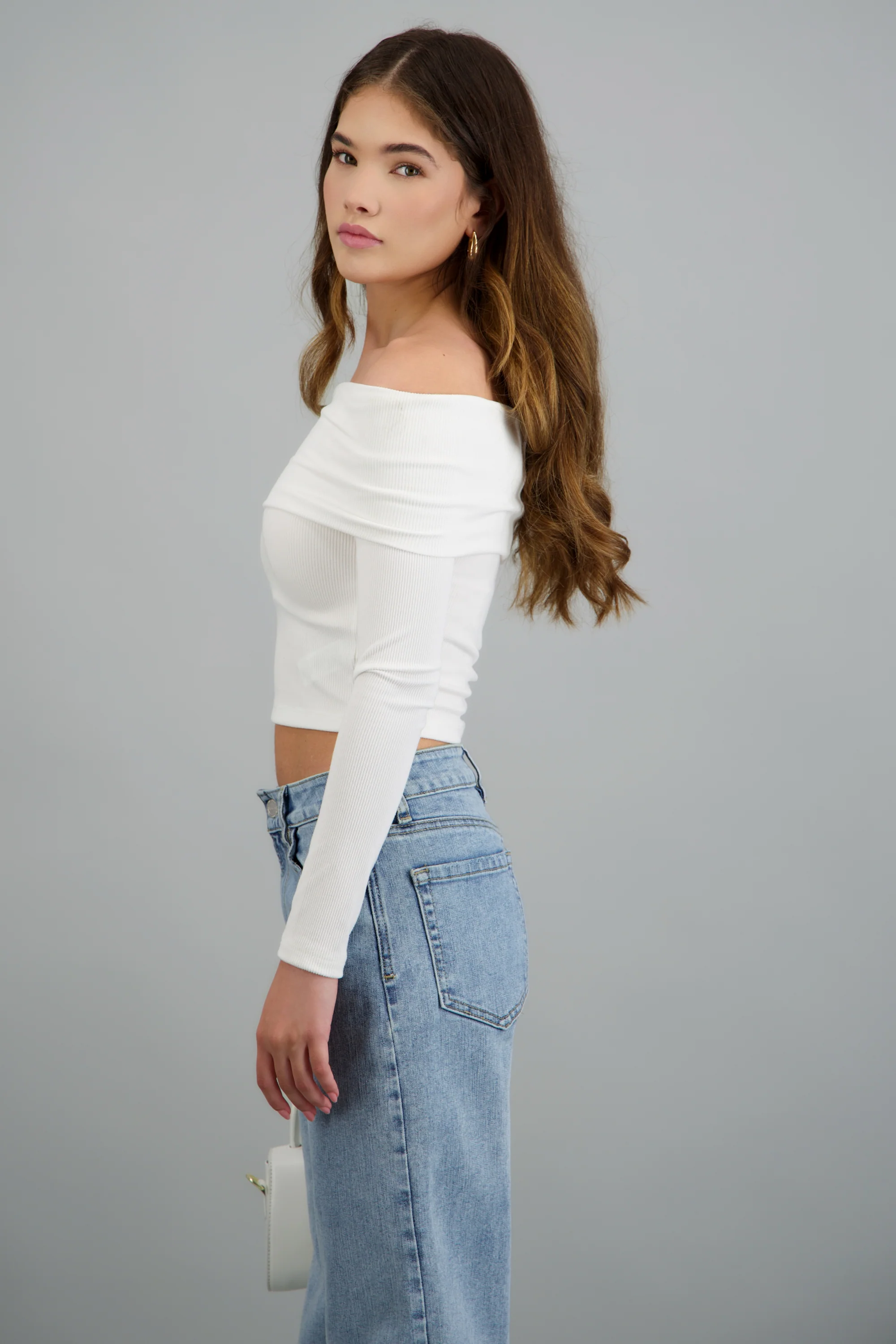 TOP OFF SHOULDER M/L RIB - Image 3