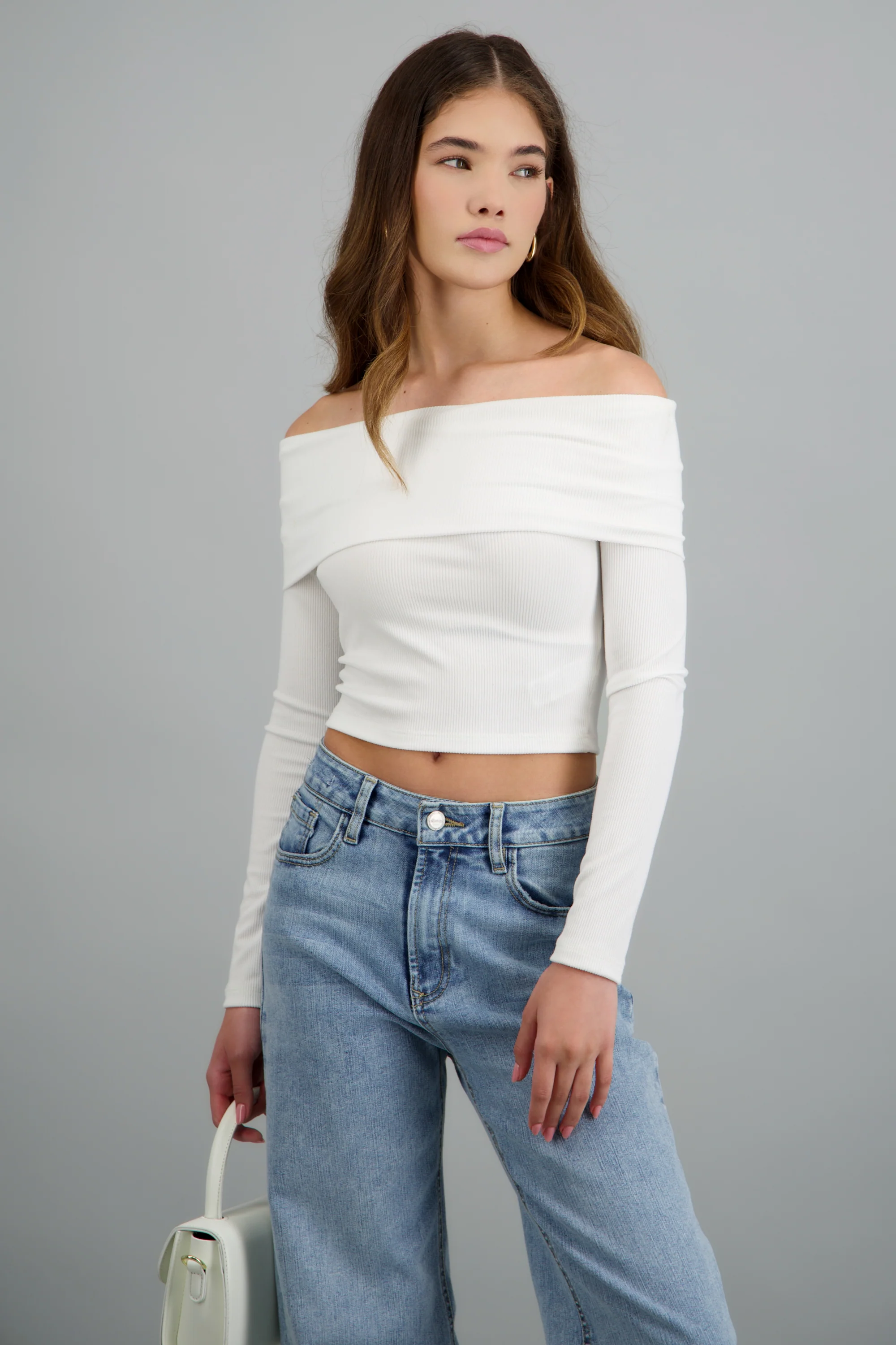 TOP OFF SHOULDER M/L RIB - Image 4