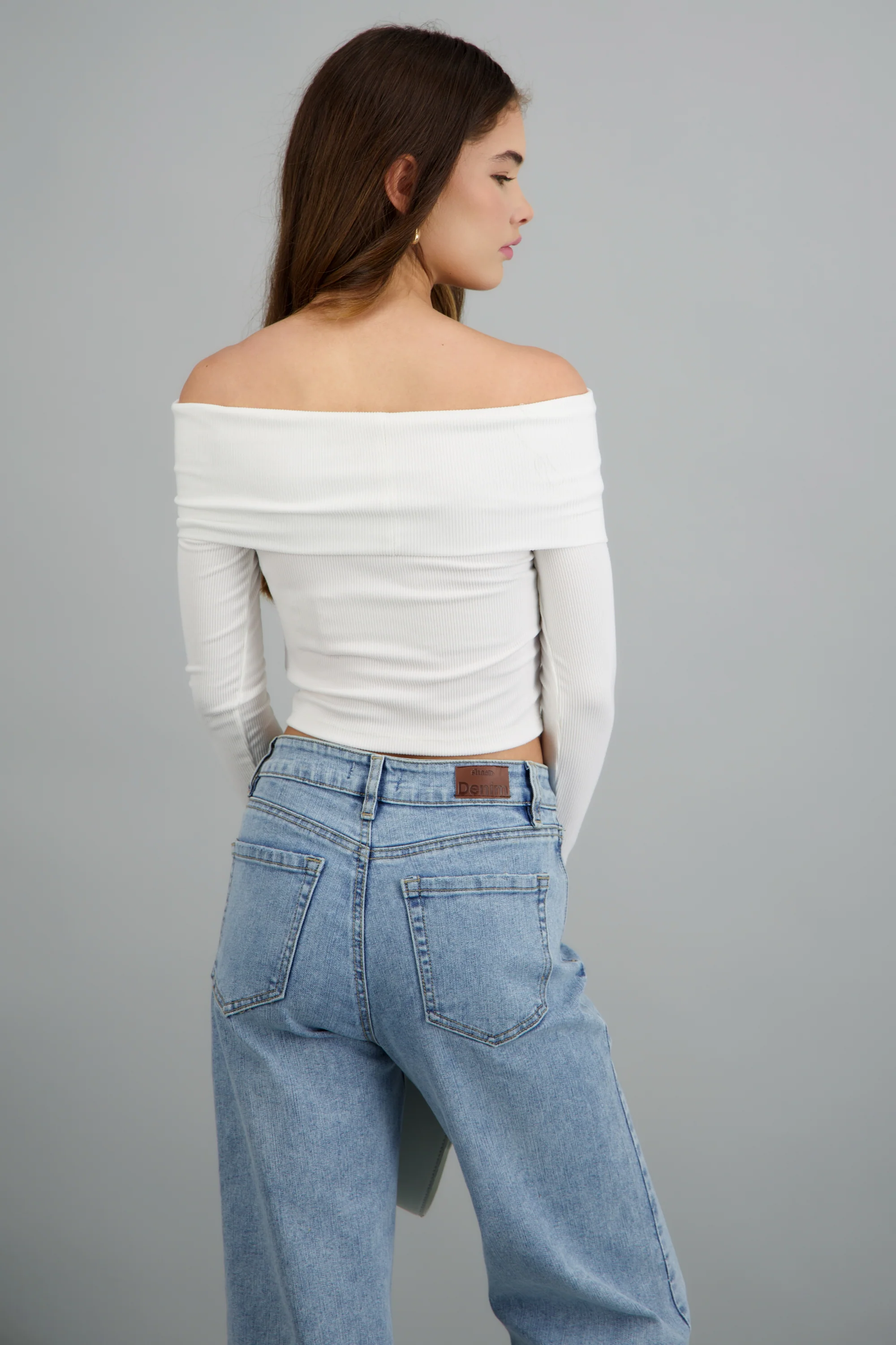 TOP OFF SHOULDER M/L RIB - Image 5