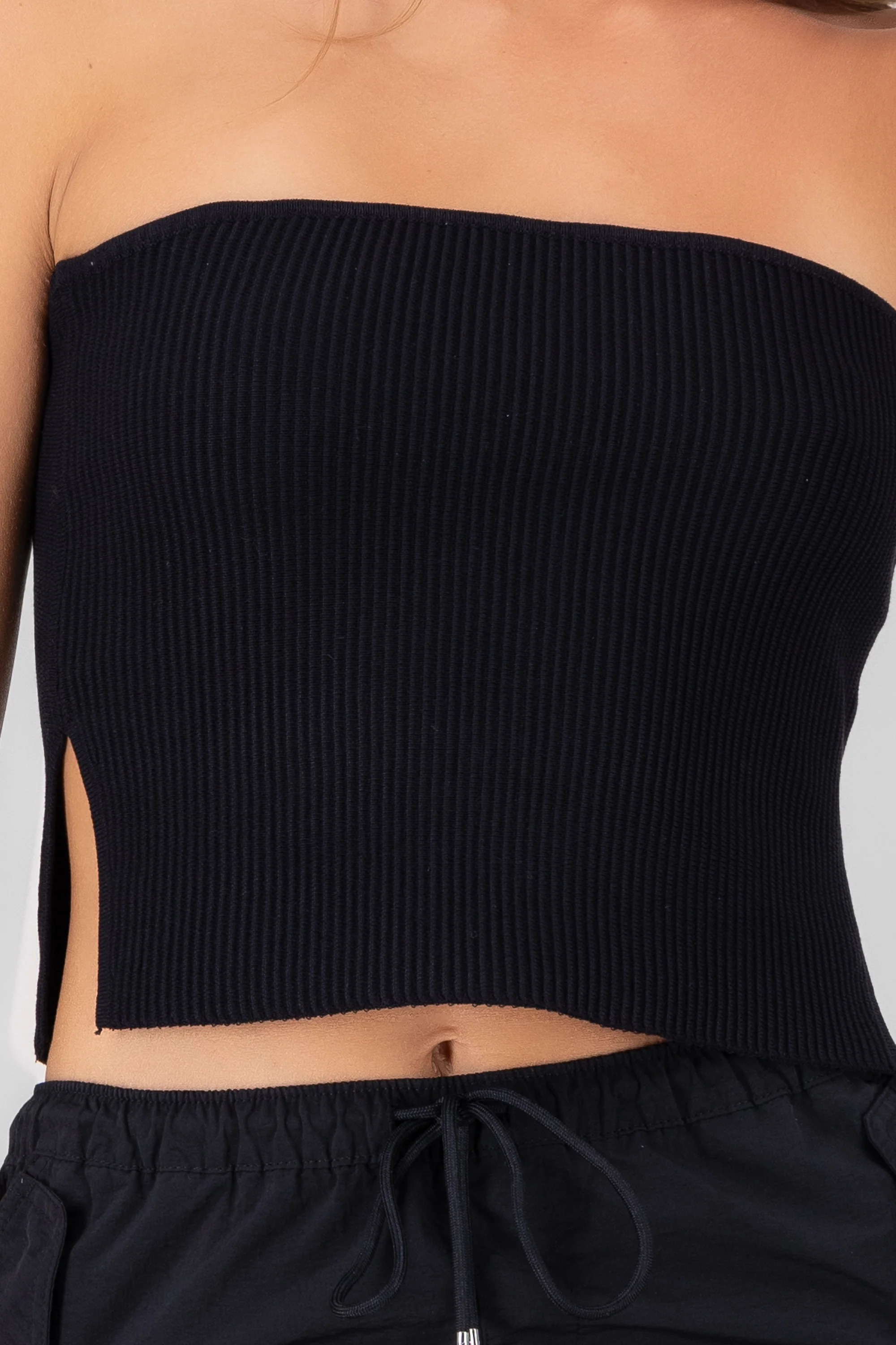 Top rib grueso strapless - Image 5