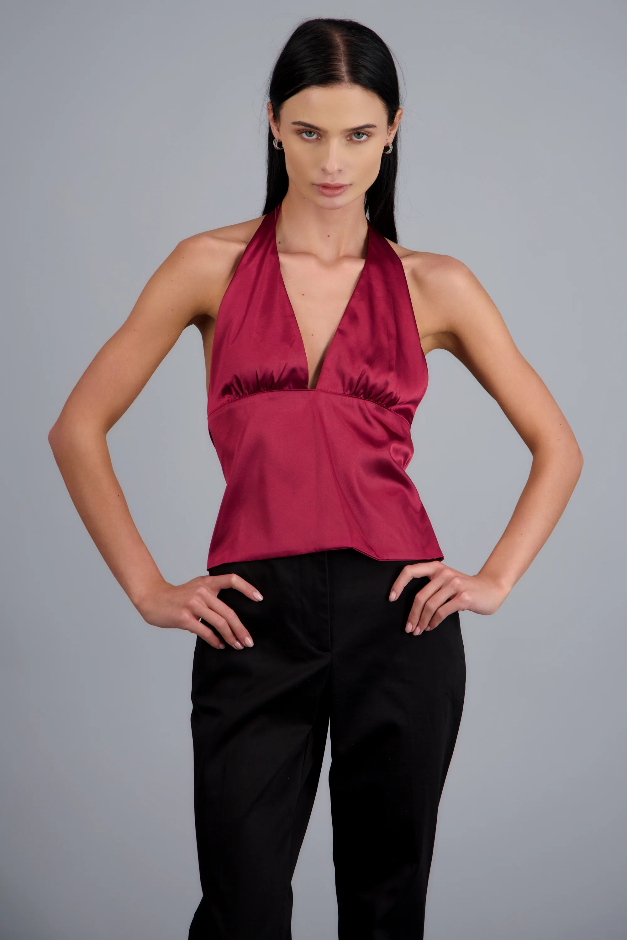 TOP SATINADO ESCOTE ESPALDA HYPS - Image 2