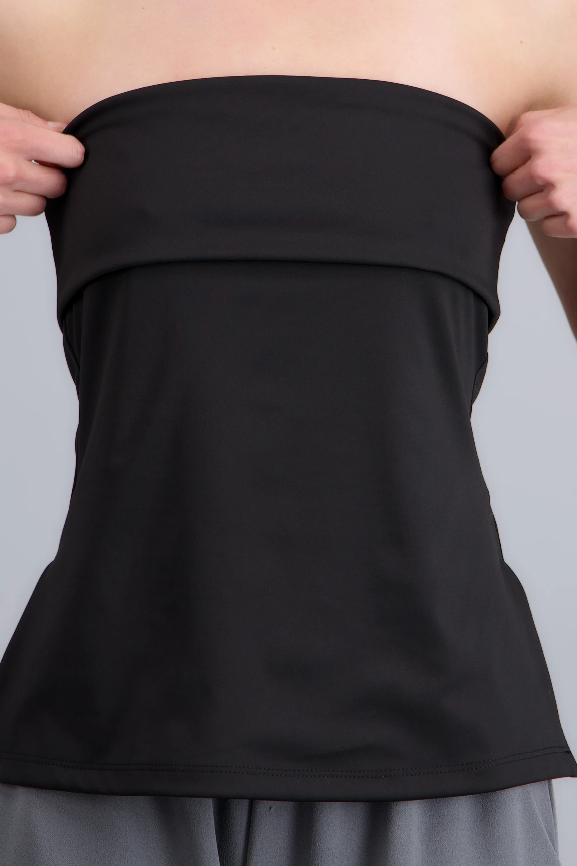 Top strapless con doblez - Image 5