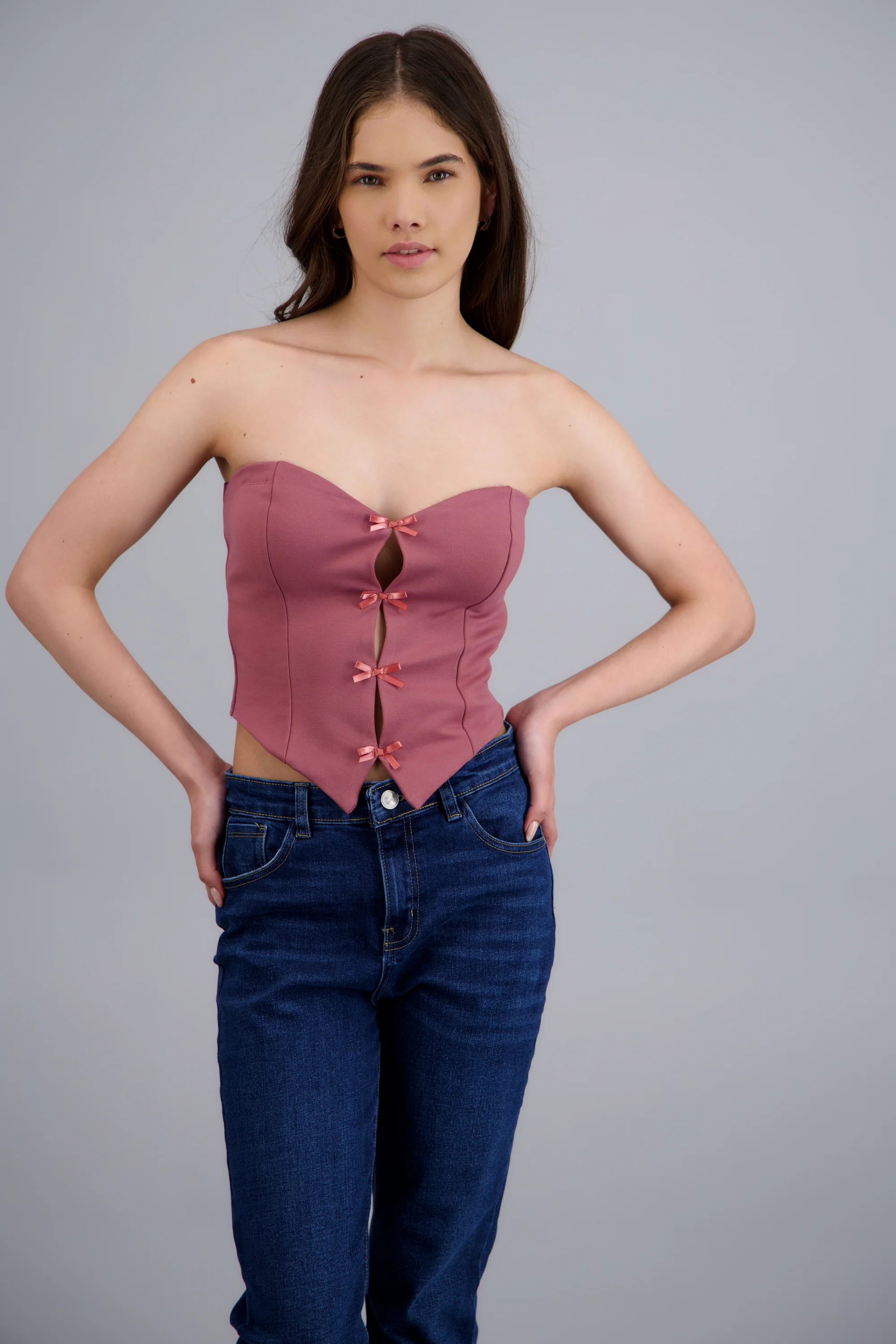 TOP STRAPLESS DET MOÑOS - Image 3
