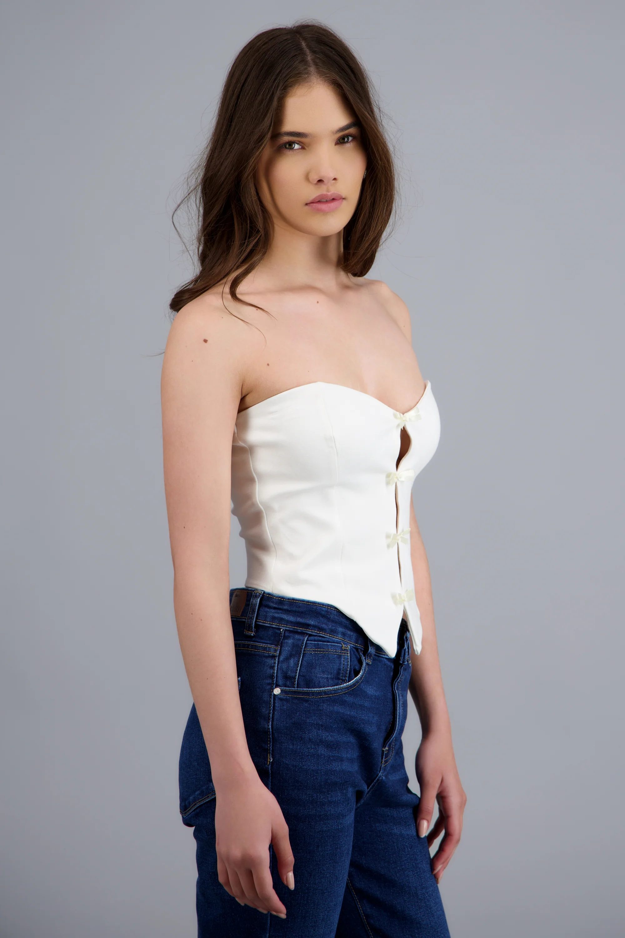 TOP STRAPLESS DET MOÑOS - Image 3