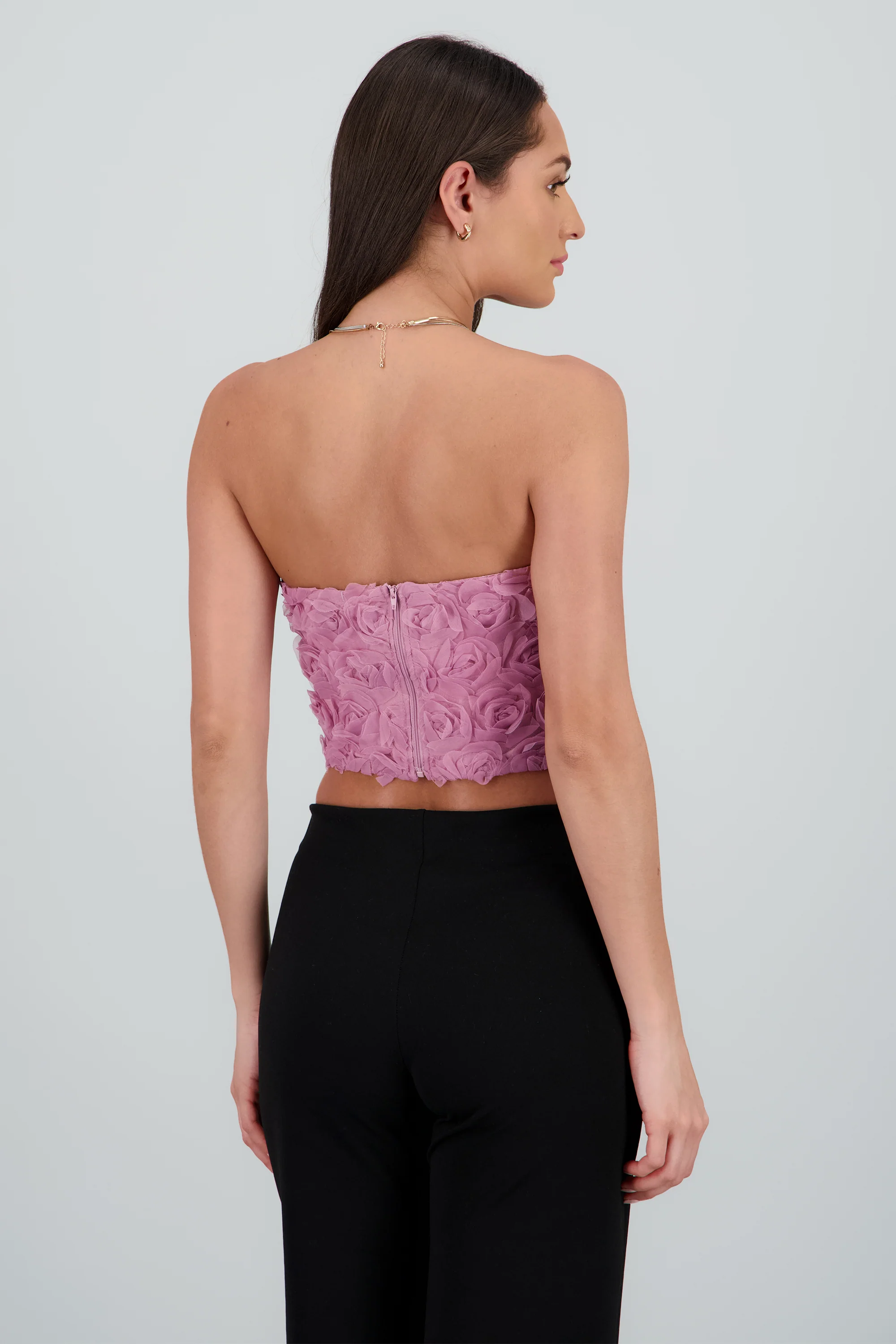 Top strapless flores - Image 4