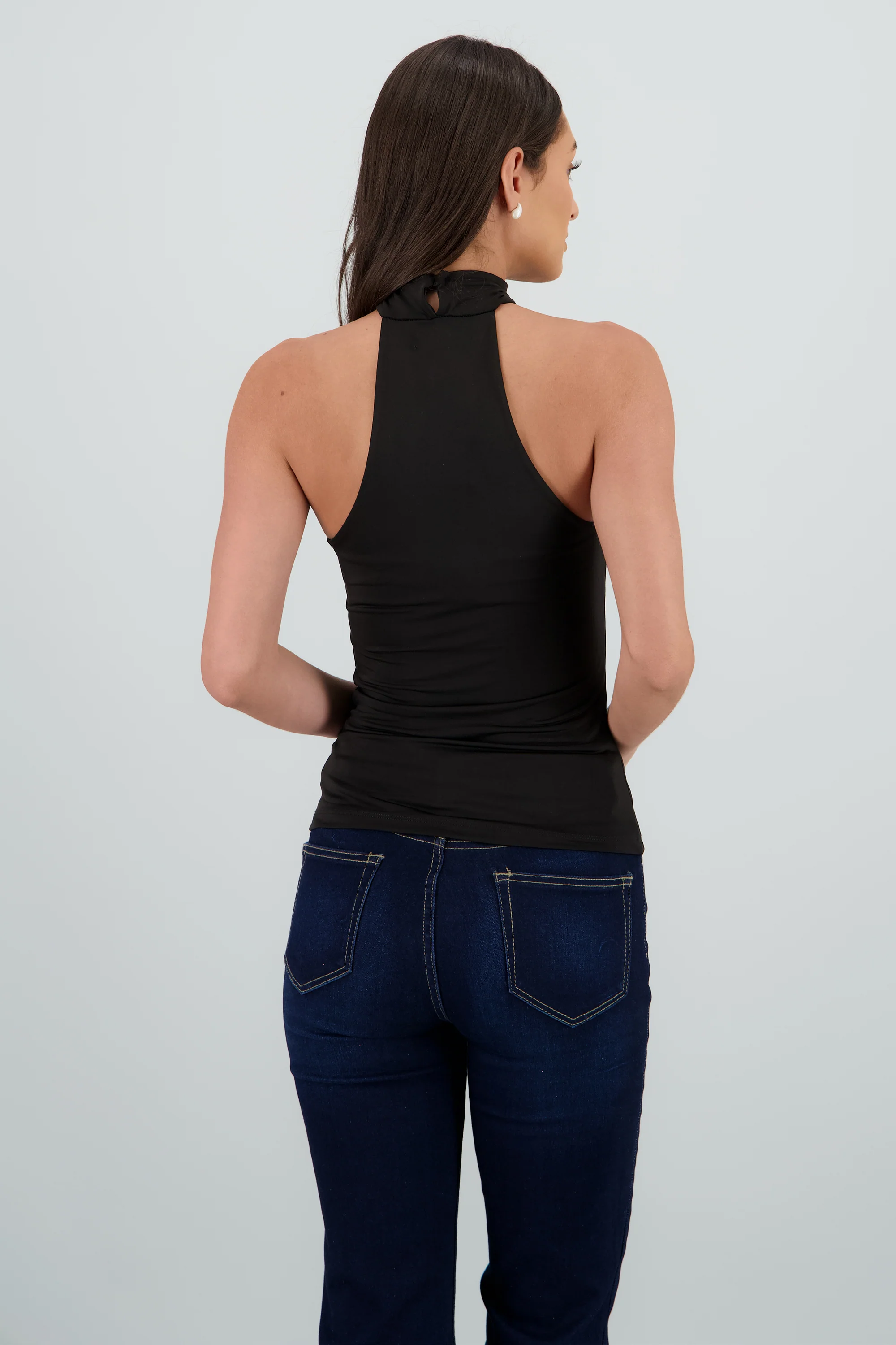 Top tubo detalle cuello licra - Image 4