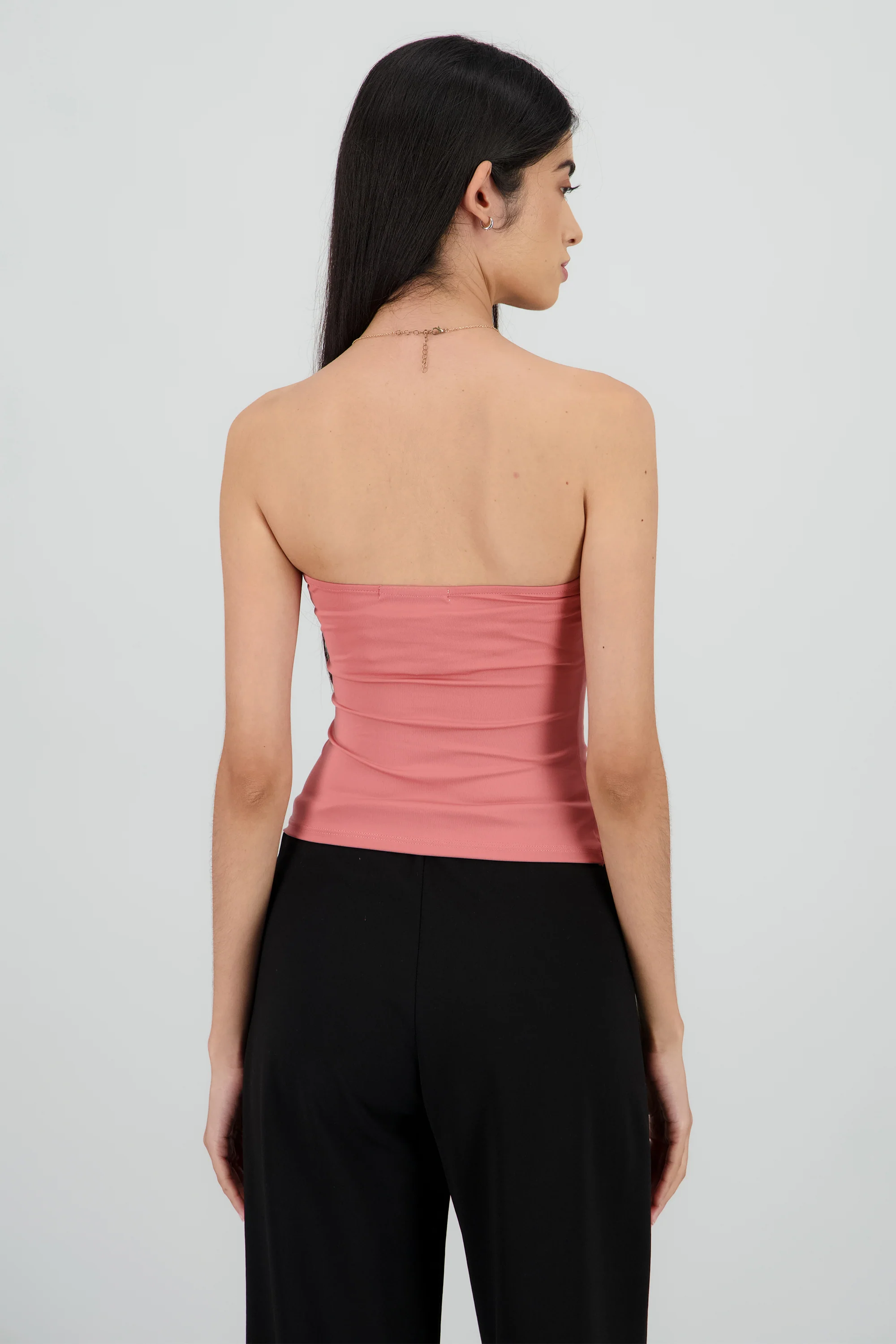Top tubo liso doble tela - Image 4