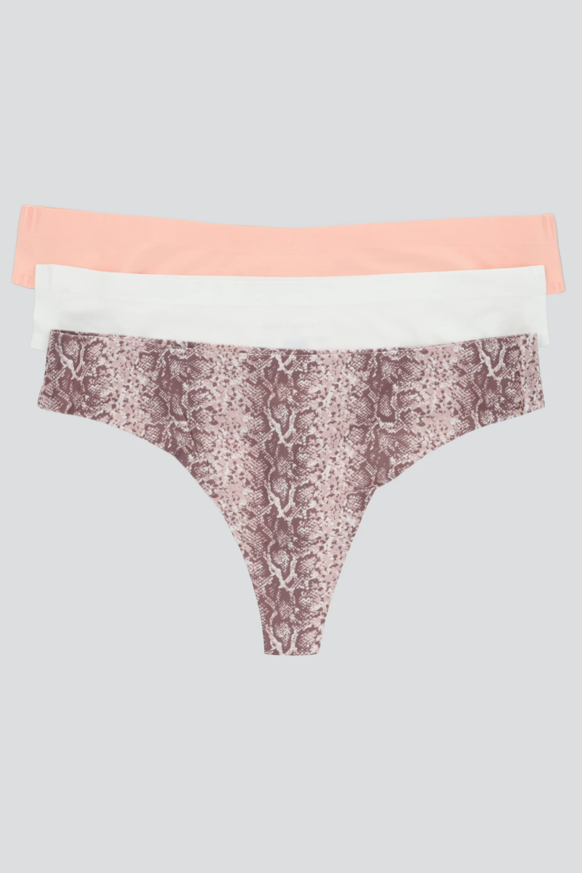 Tripack tanga seamless animal print