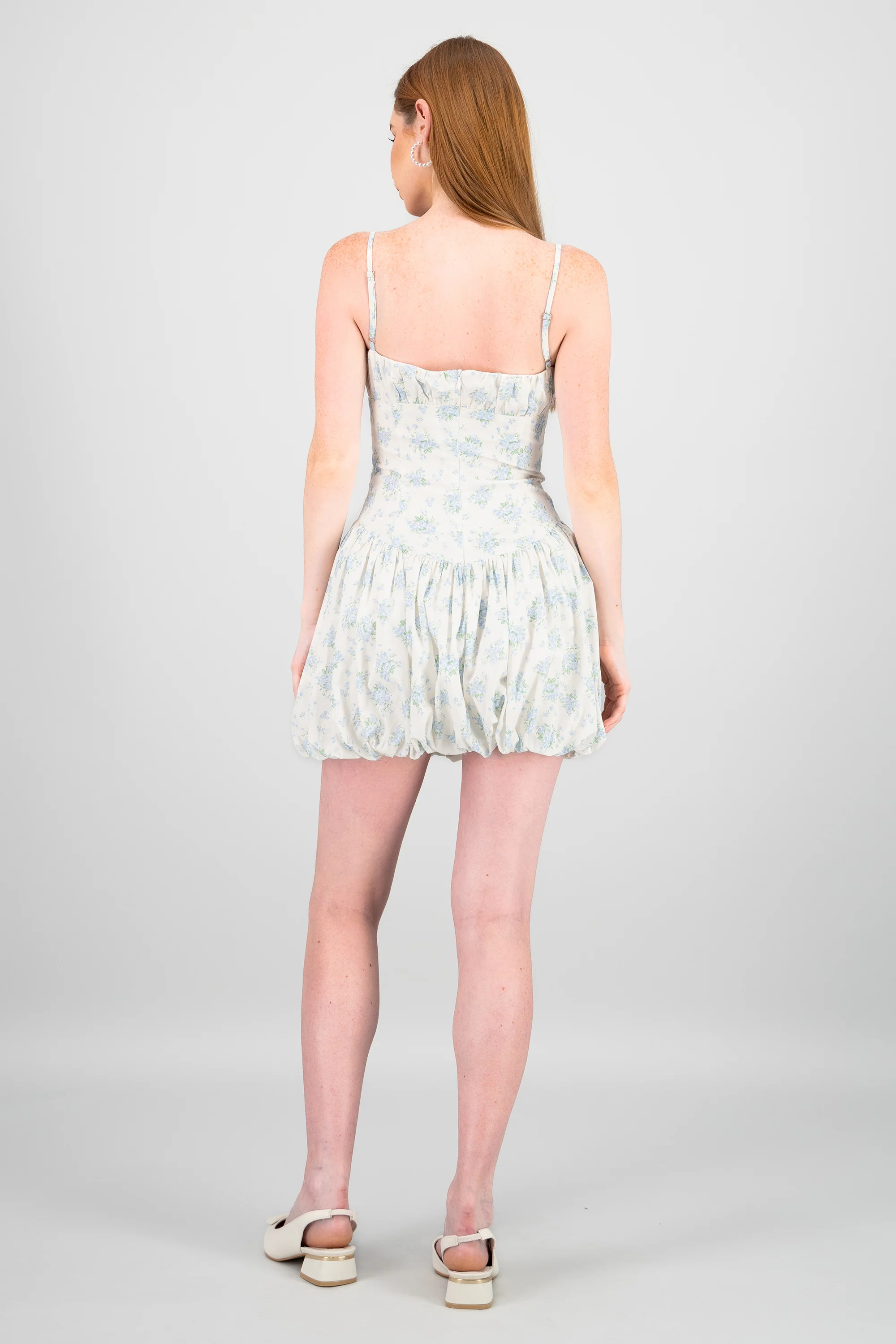 Vestido burbuja detalle flores - Image 4