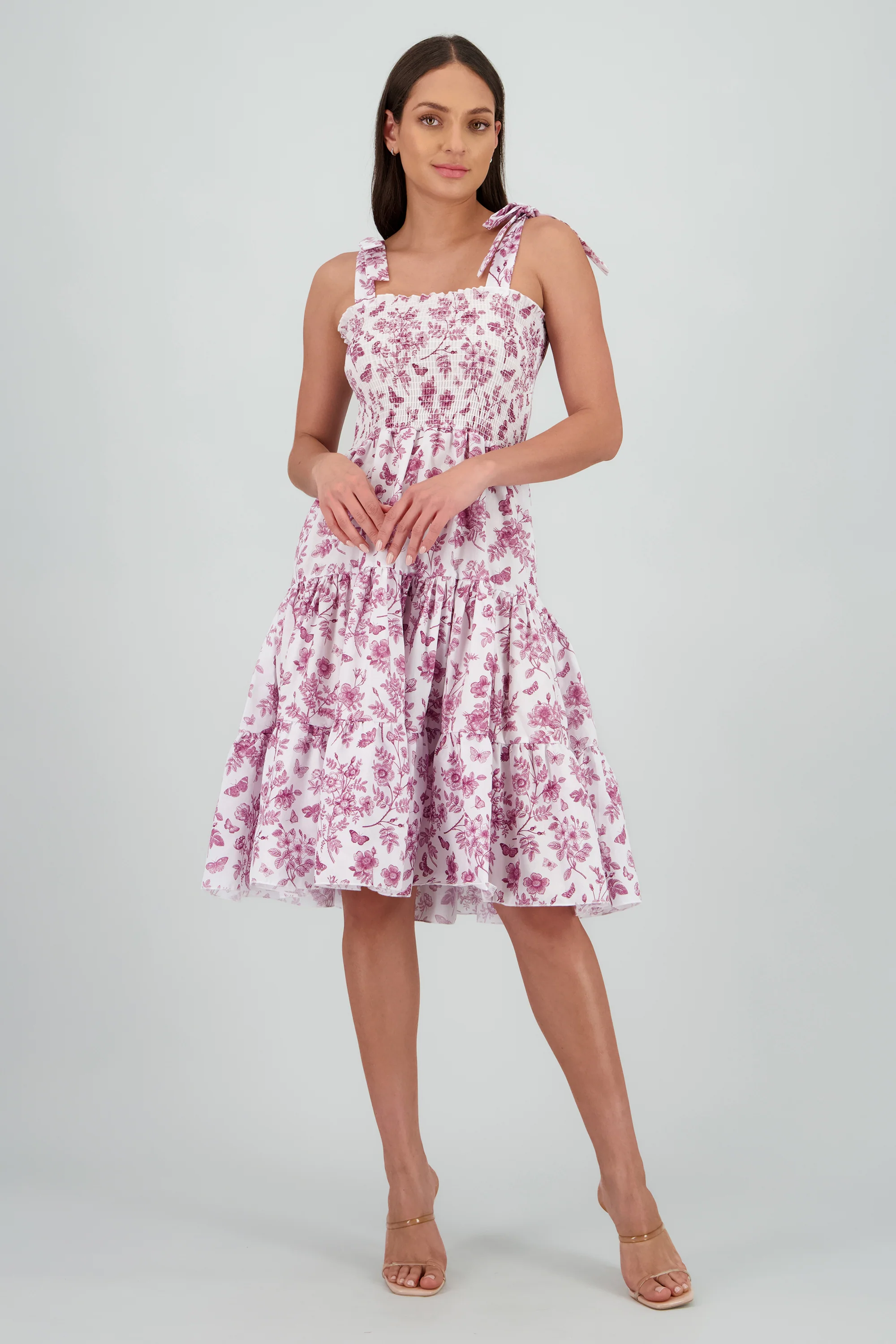 Vestido estampado flores olanes - Image 2
