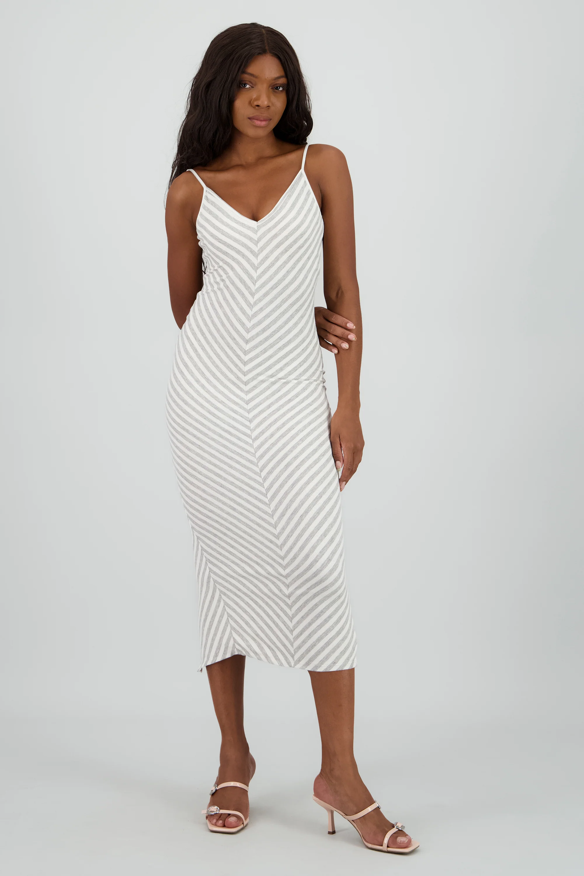 Vestido estamapado rayas - Image 2