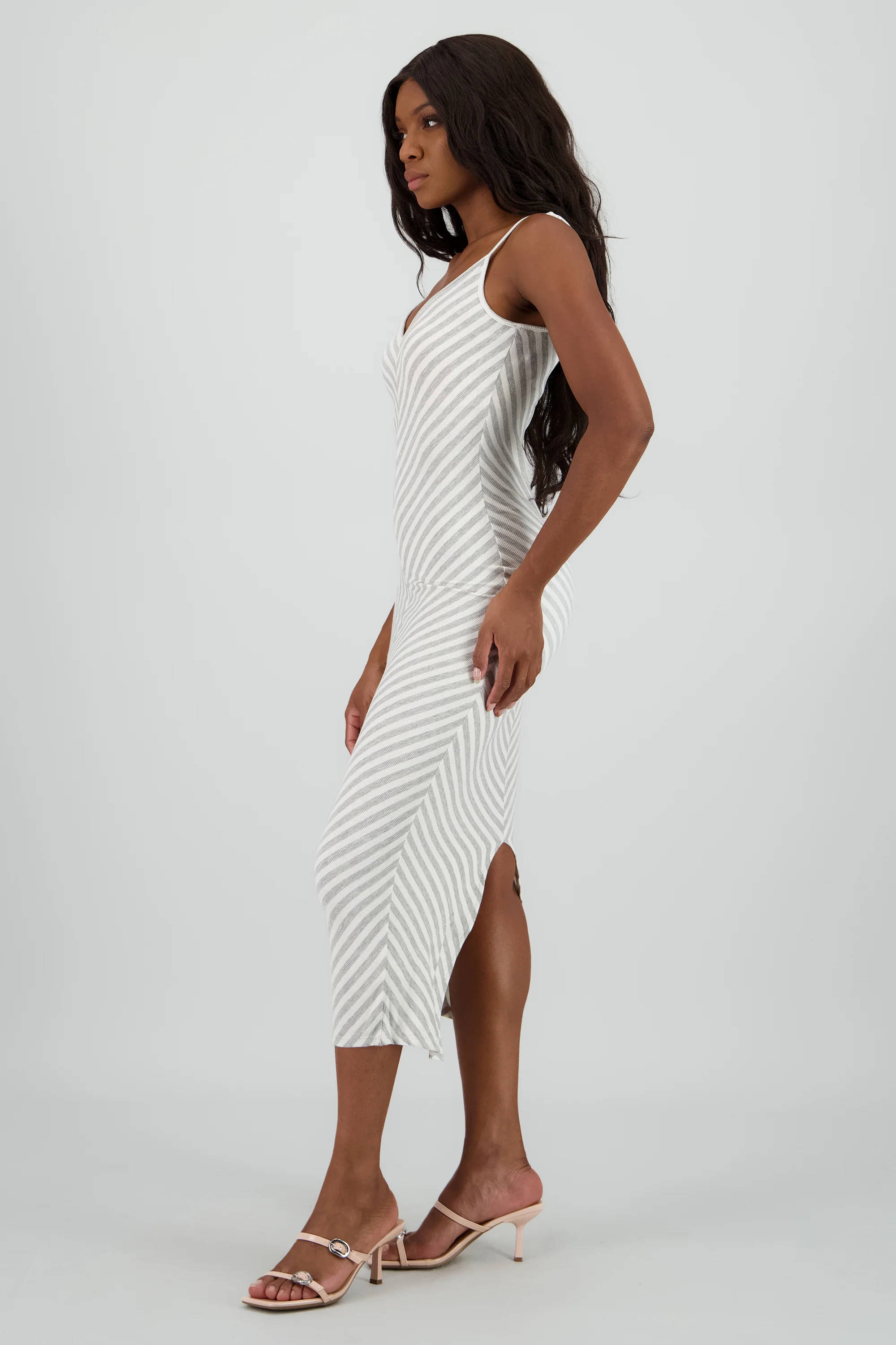 Vestido estamapado rayas - Image 3