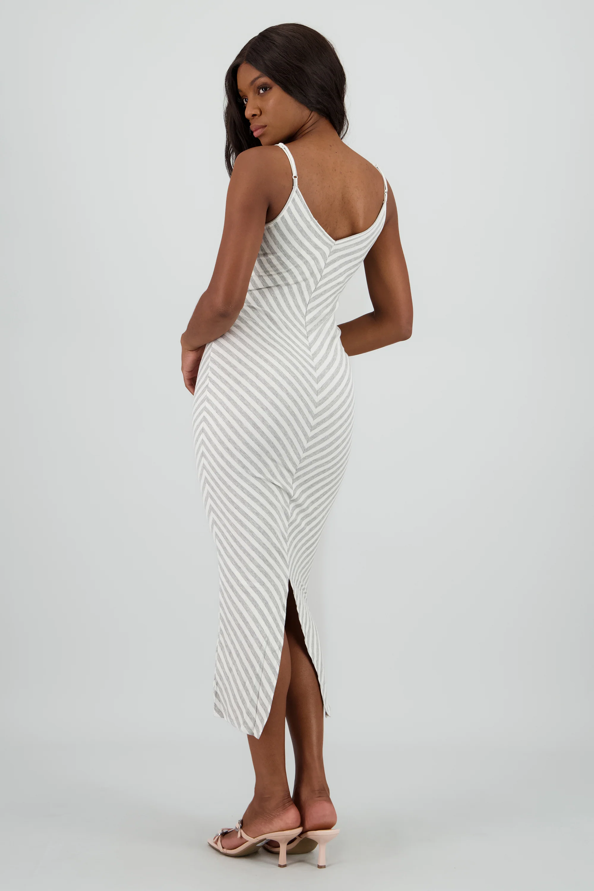 Vestido estamapado rayas - Image 4