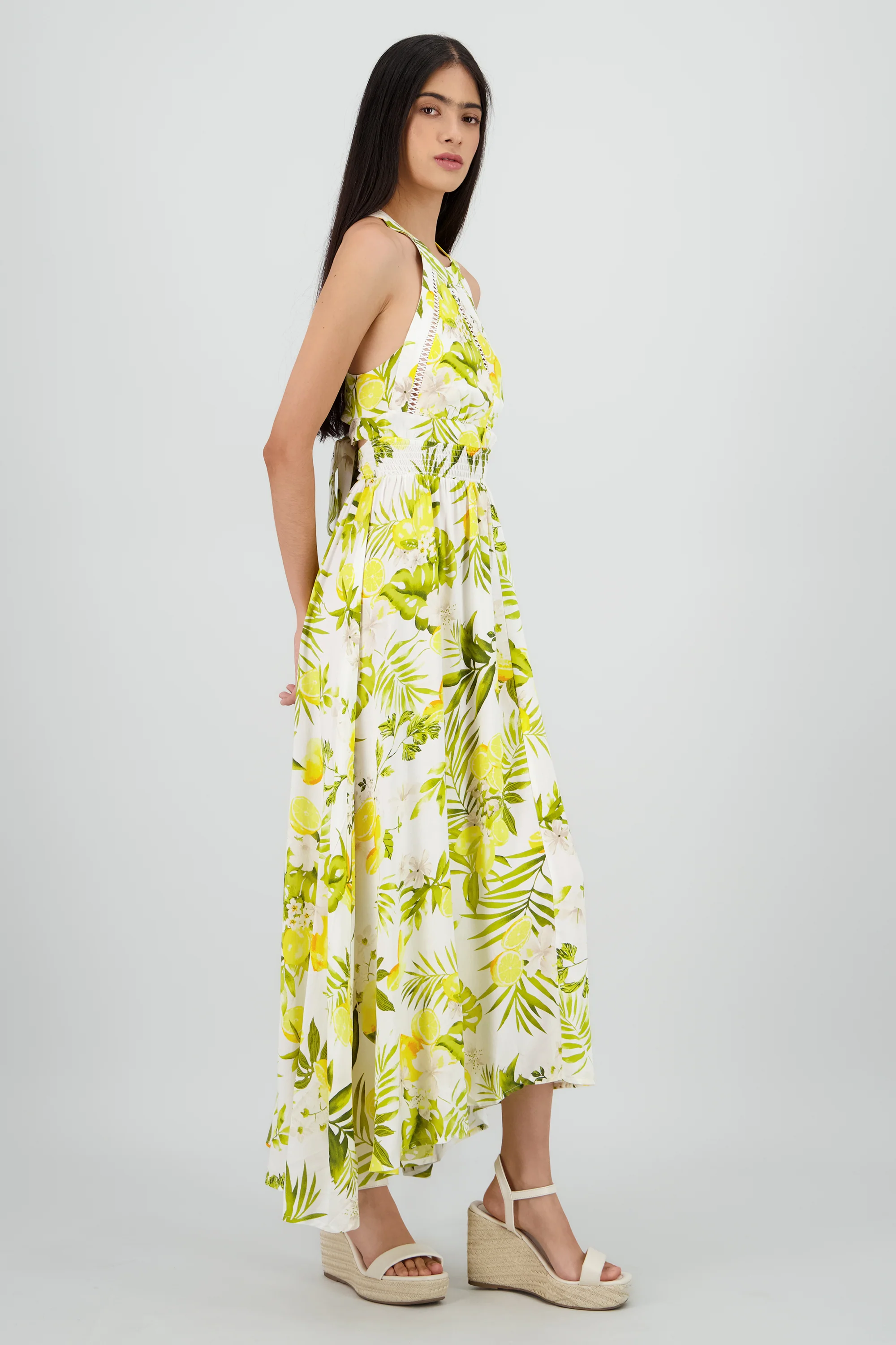 Vestido halter estampado limon - Image 3