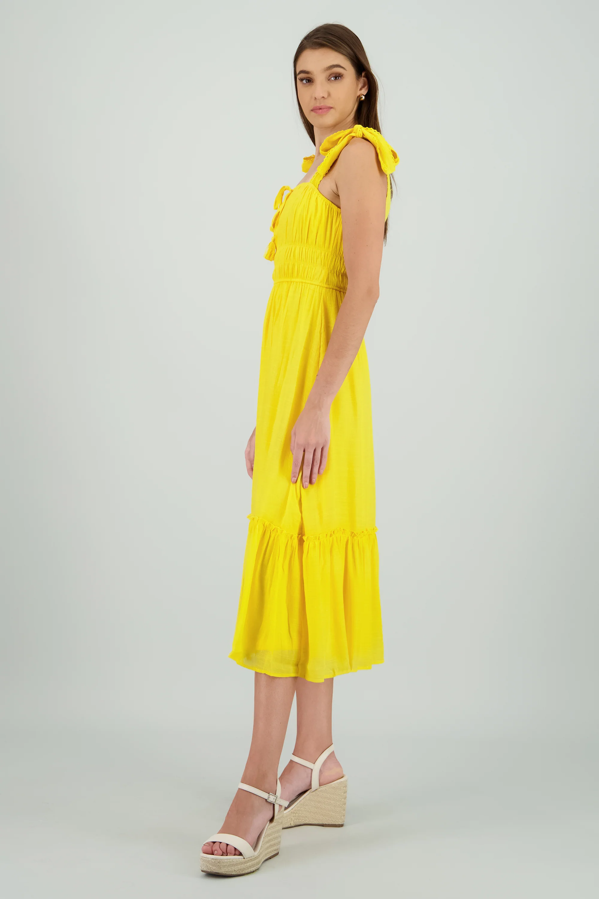 Vestido liso maxi - Image 3
