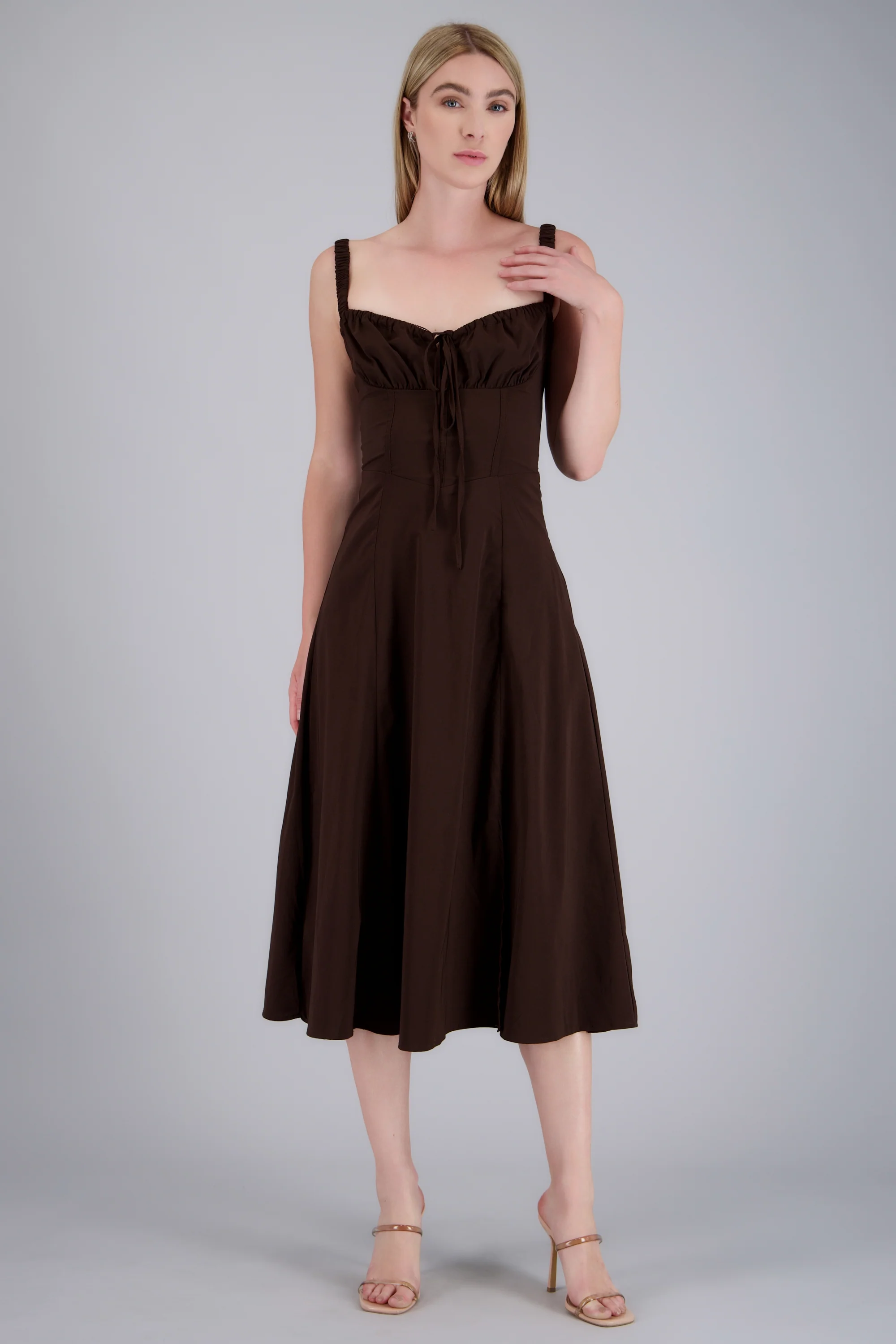 Vestido liso maxi - Image 2
