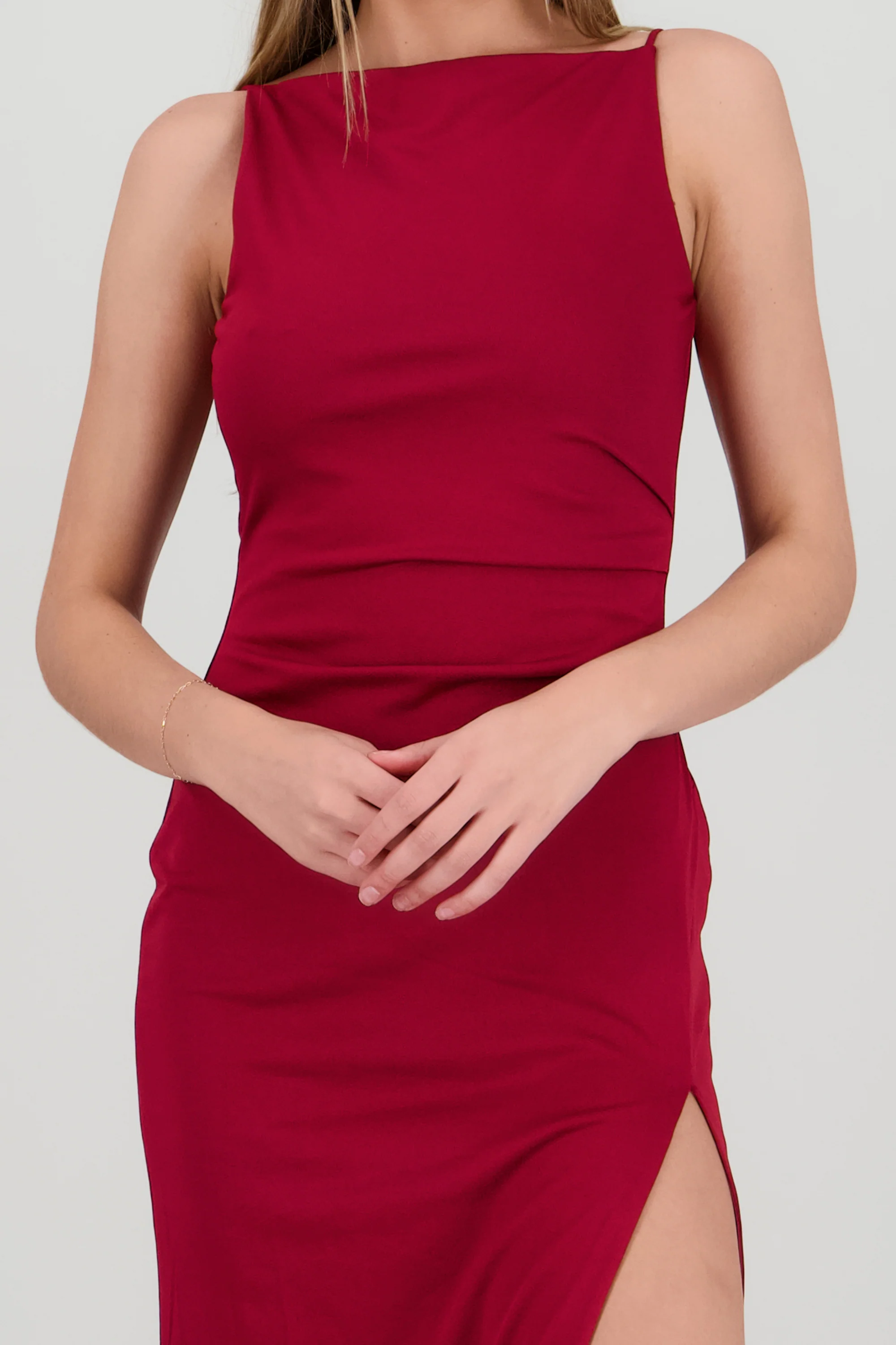 Vestido maxi bodycon liso - Image 5