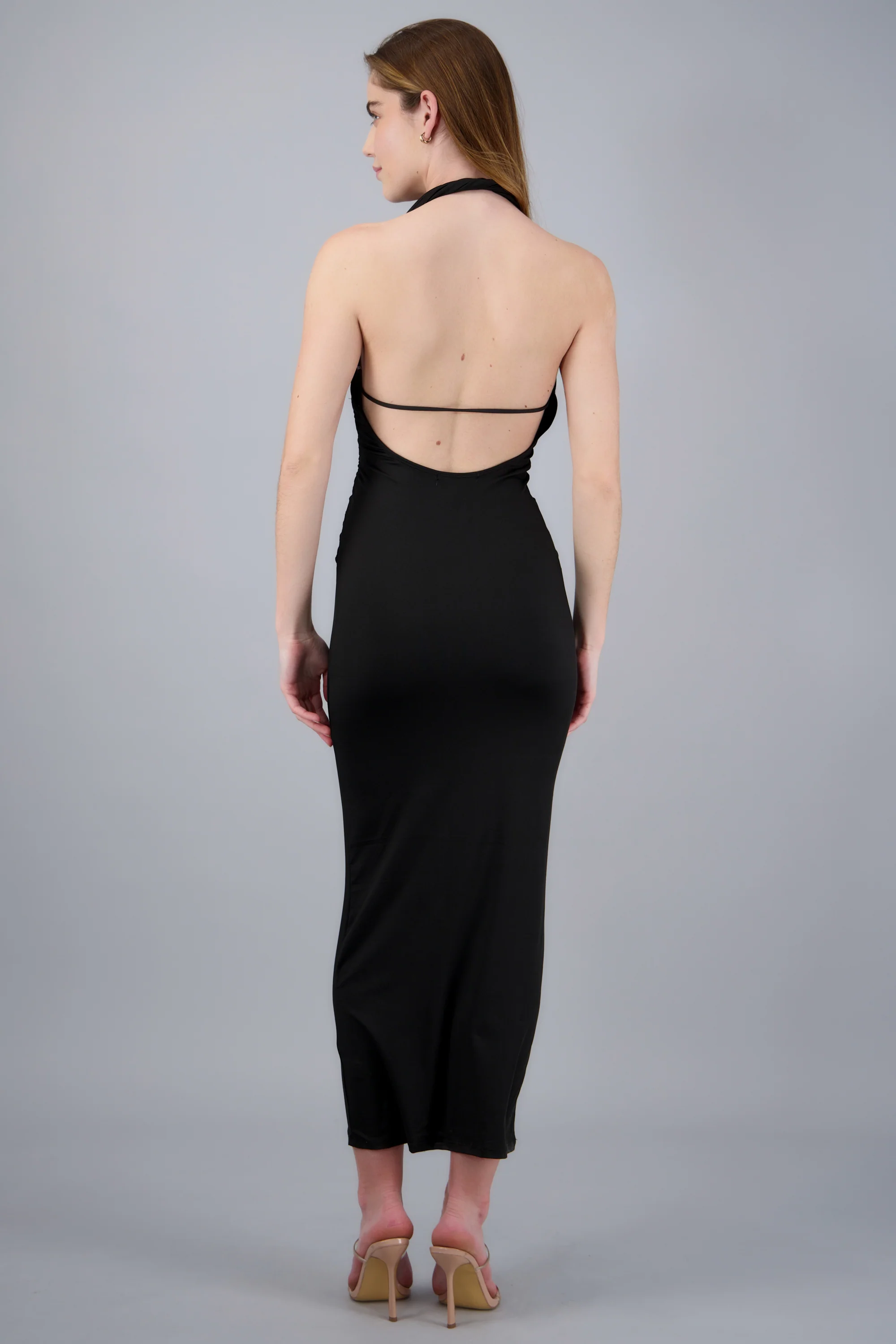 Vestido maxi con escote en frente y espalda - Image 4