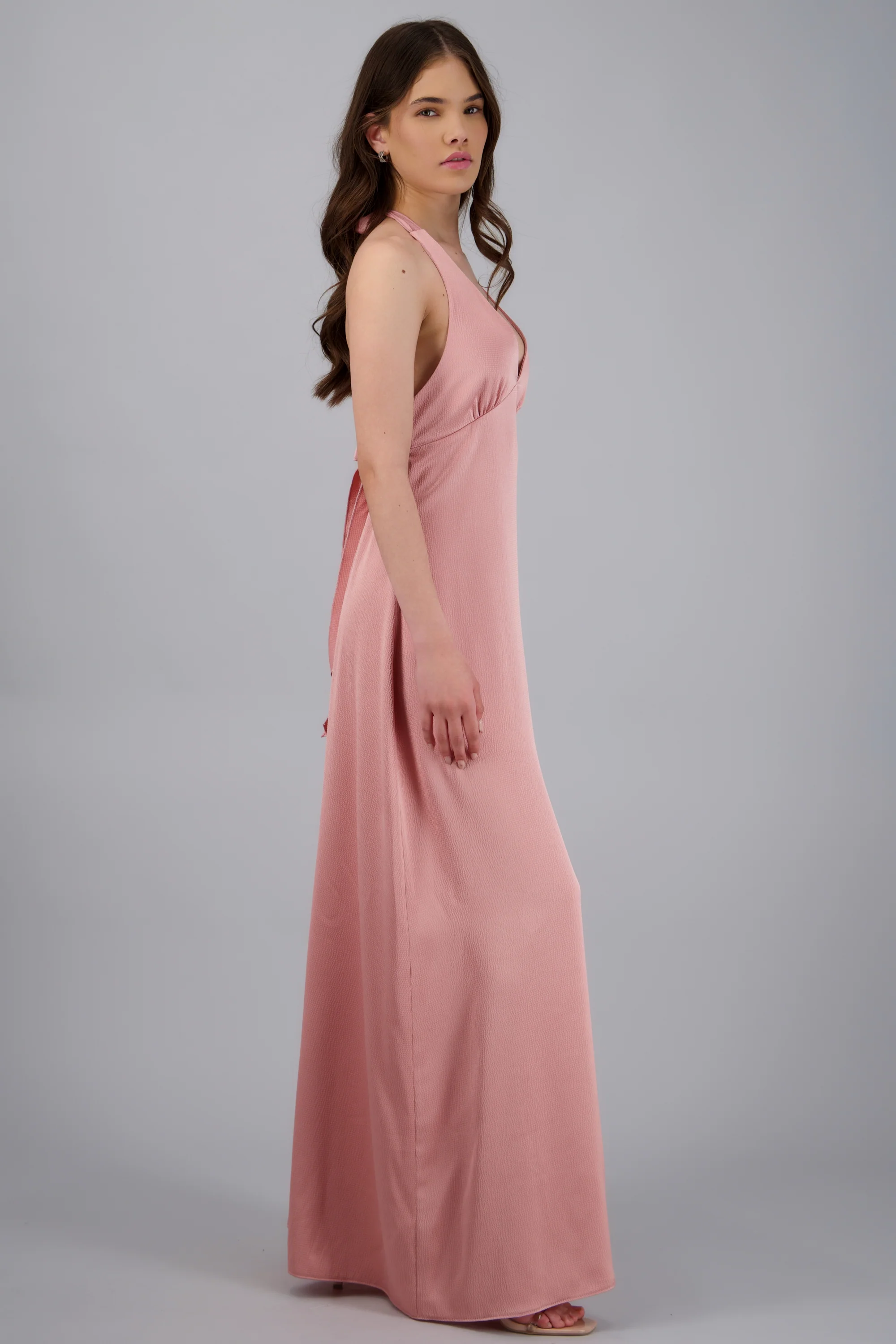 Vestido maxi cuello halter - Image 2