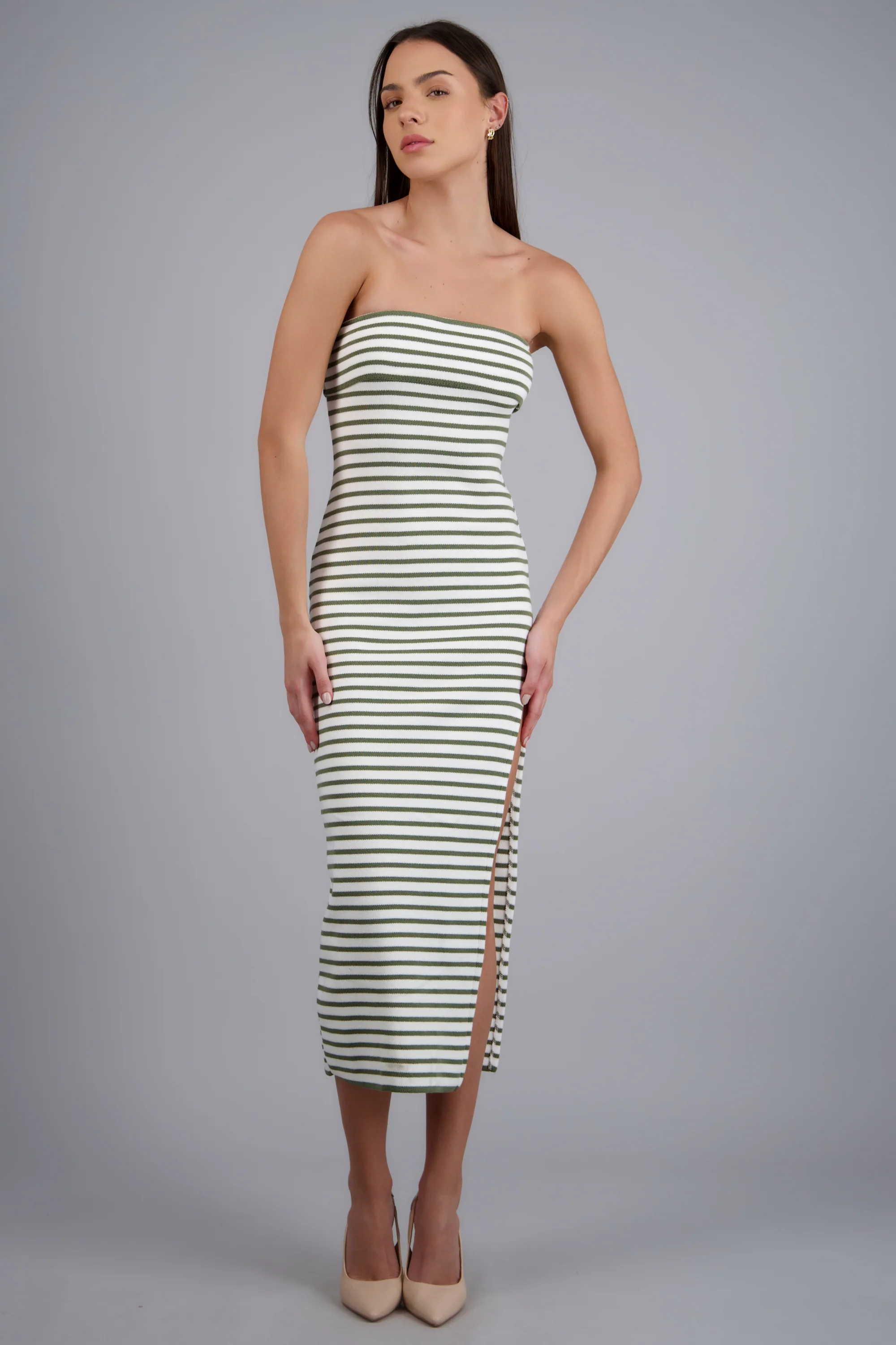 VESTIDO MAXI DET DOBLEZ KNI