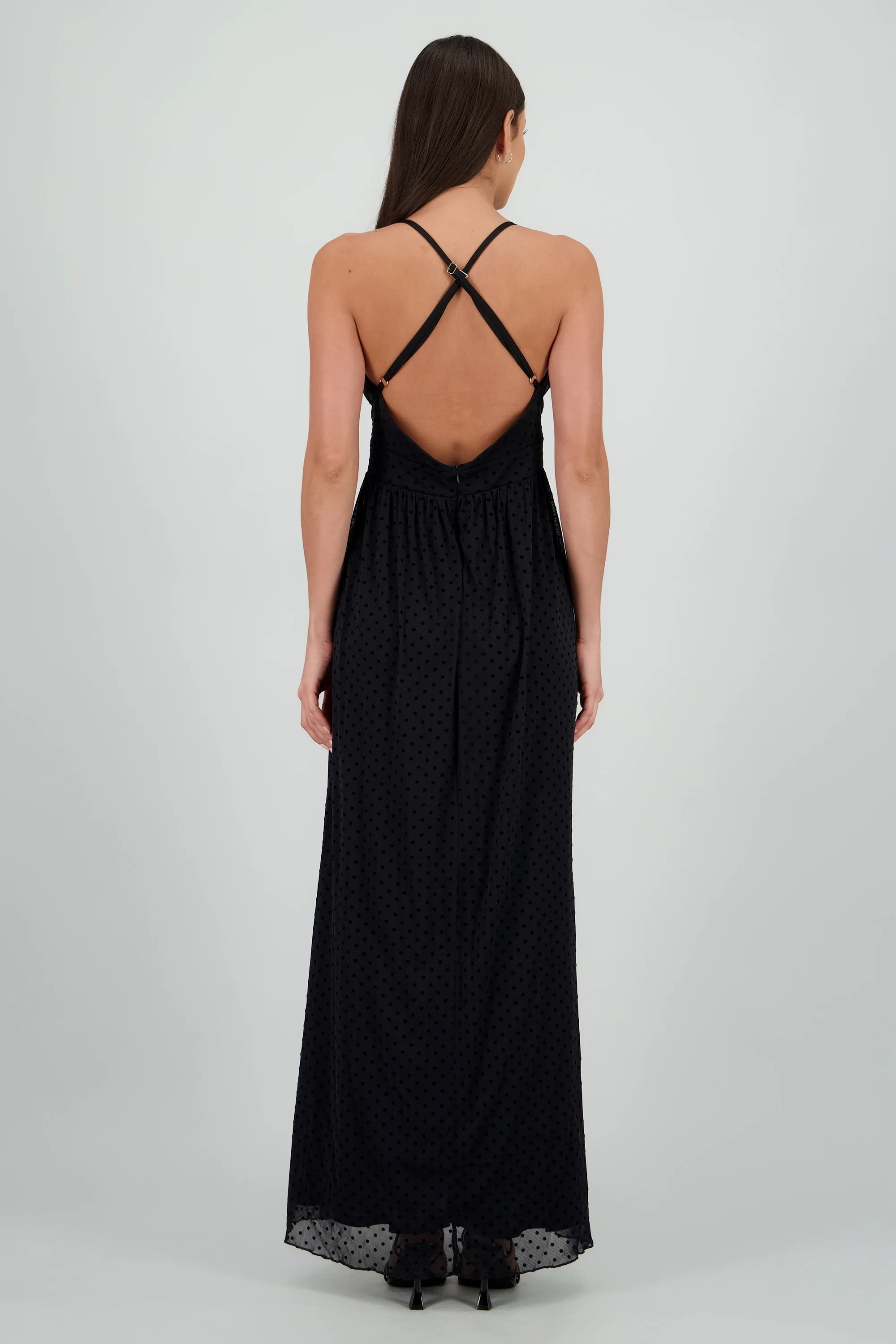 Vestido maxi detalle puntos - Image 4