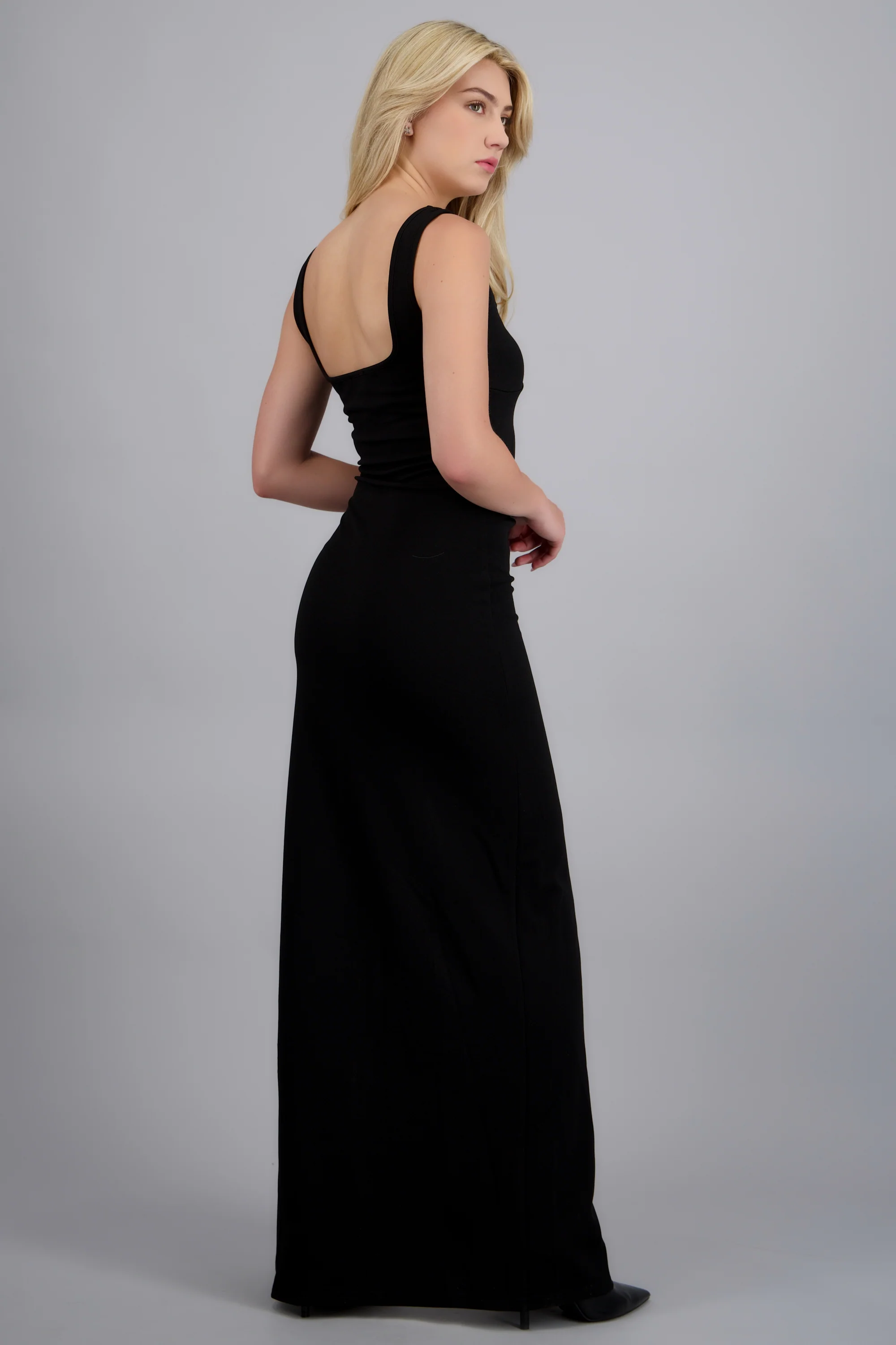 Vestido maxi detalle costado - Image 4