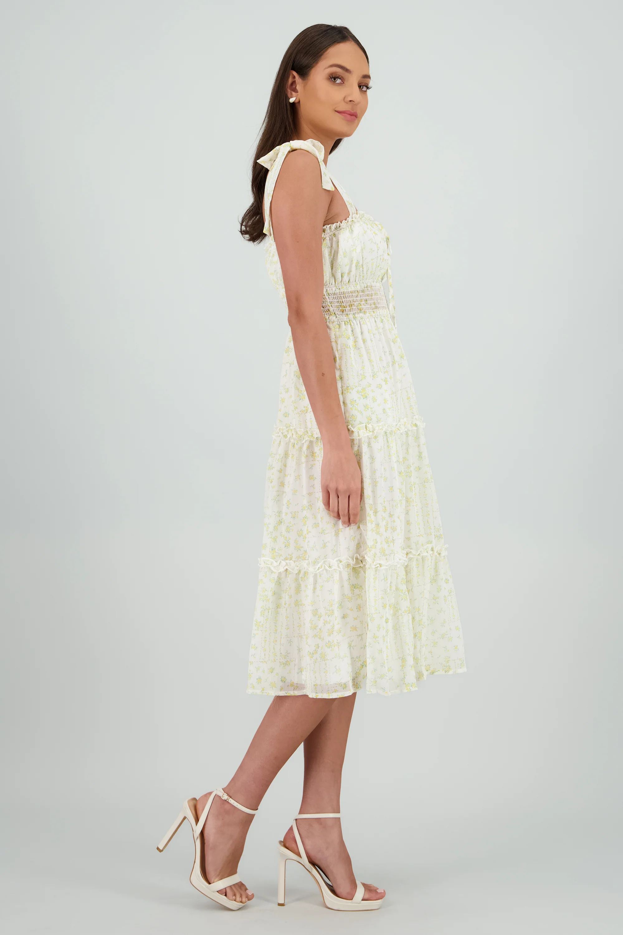 Vestido maxi estampado flores - Image 3