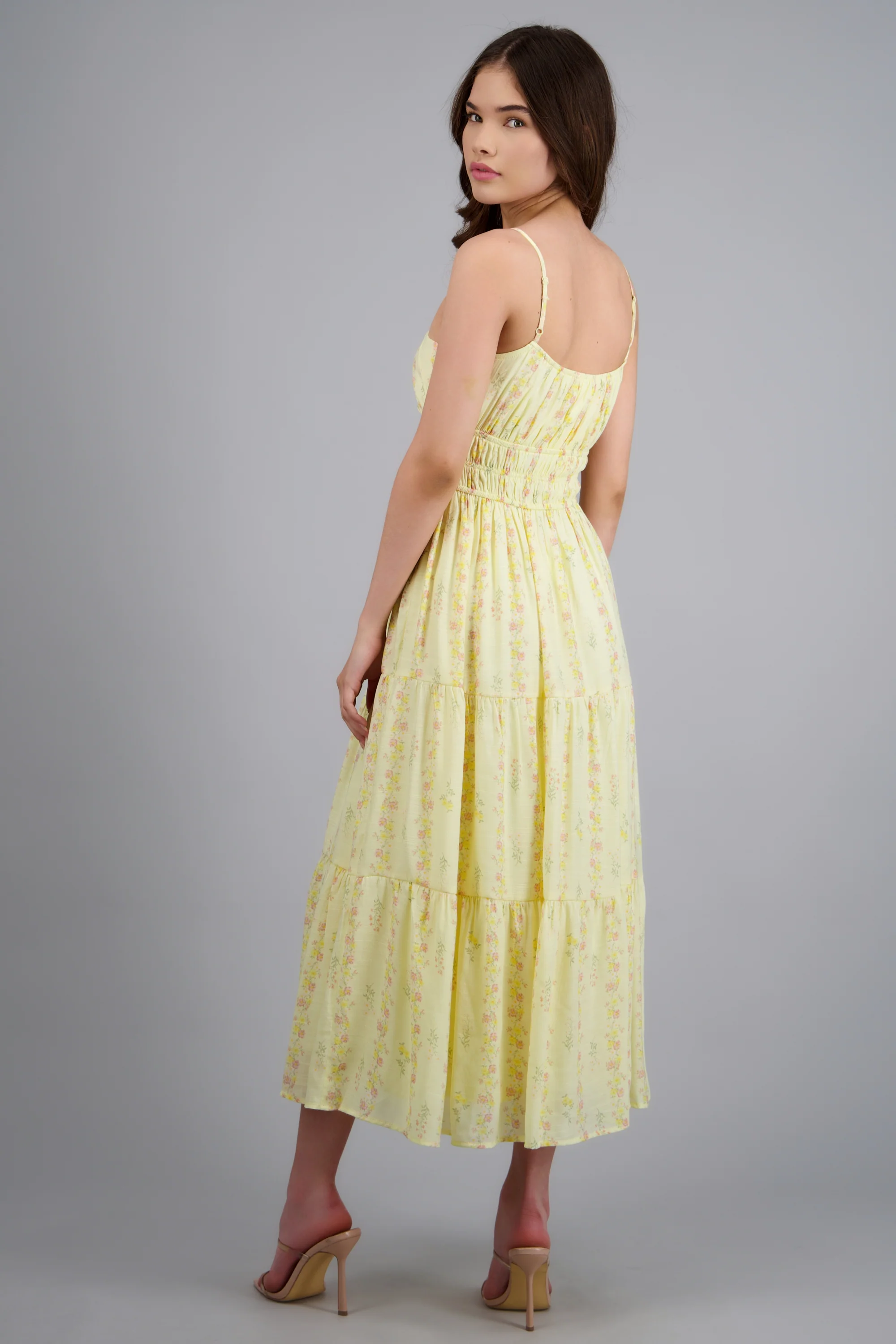 Vestido maxi estampado flores - Image 4