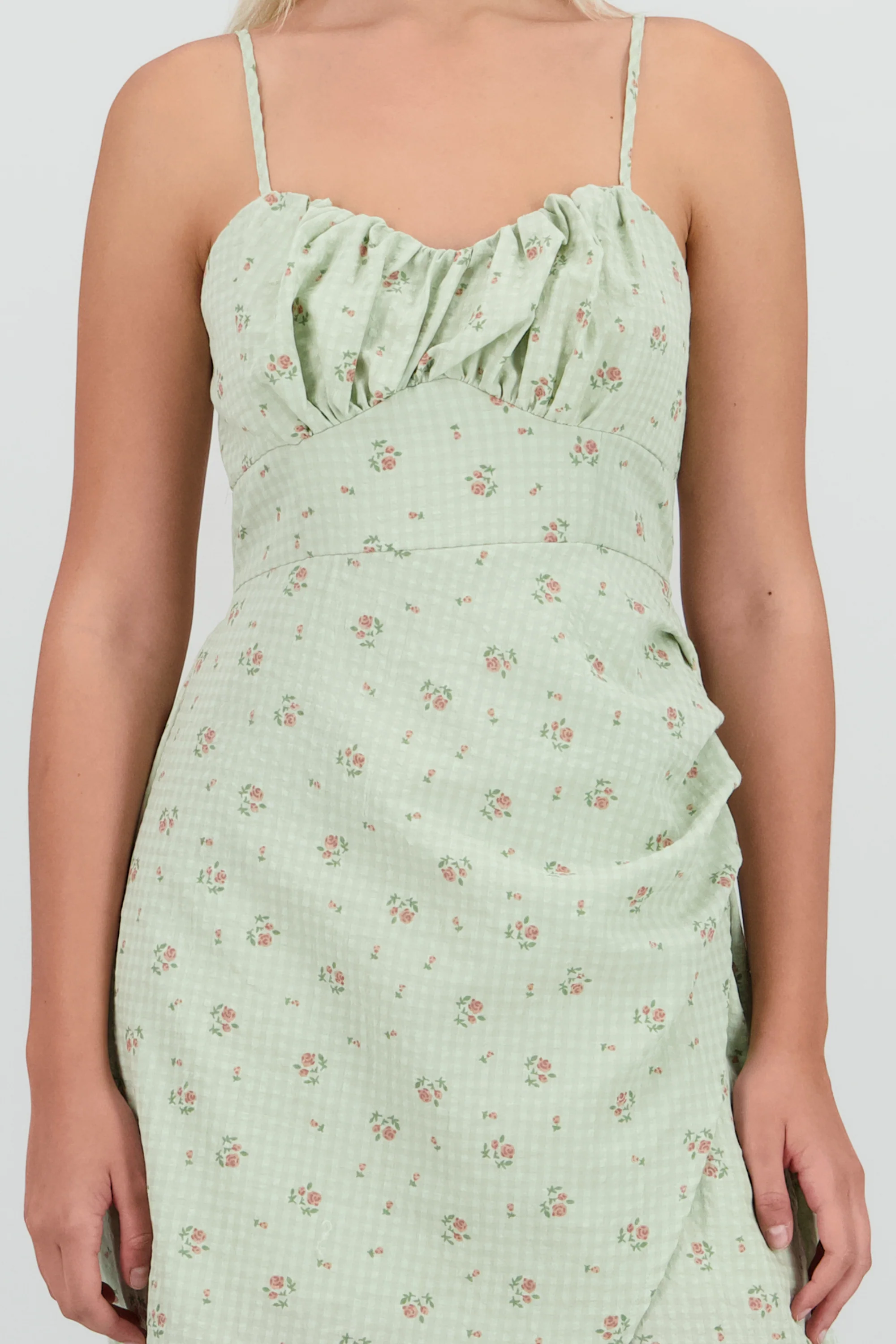 Vestido maxi flores en lino - Image 5